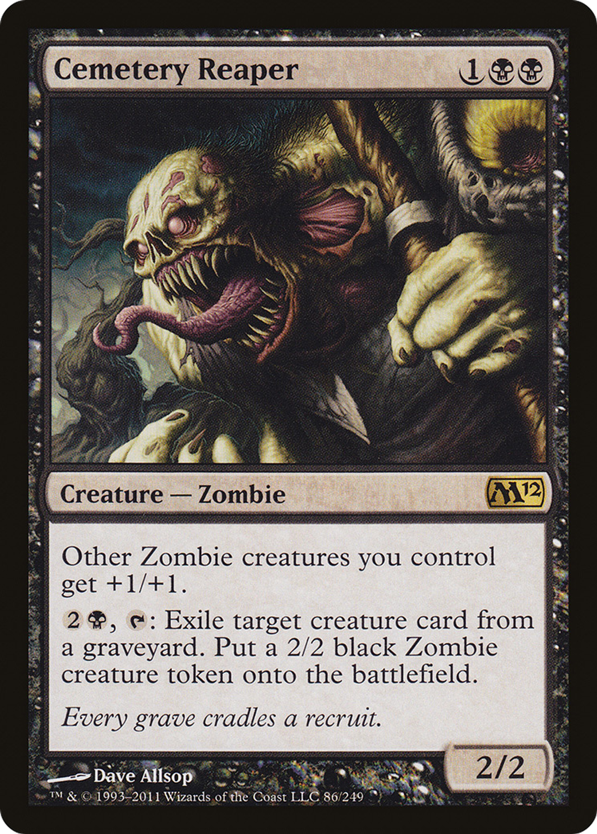 Faucheur des cimetières — Magic 2012 — Magic: The Gathering