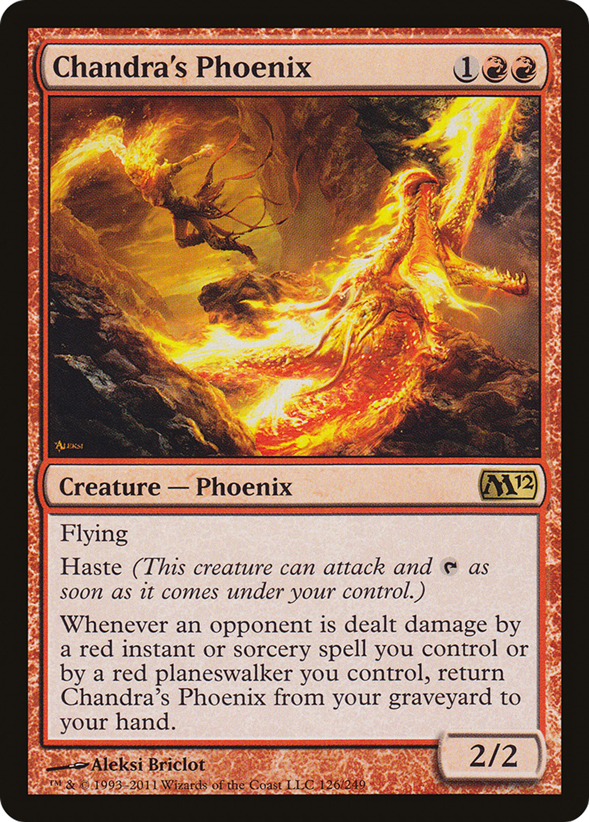 Phénix de Chandra — Magic 2012 — Magic: The Gathering