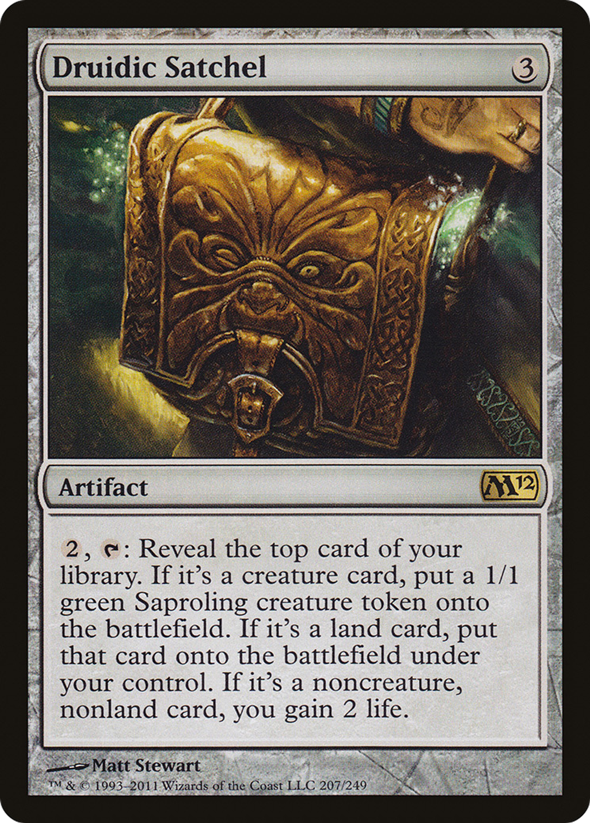 Druidic Satchel — Magic 2012 — Magic: The Gathering