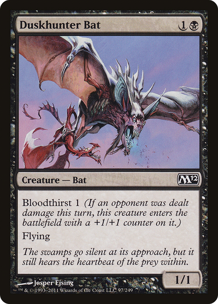 Duskhunter Bat — Magic 2012 — Magic: The Gathering