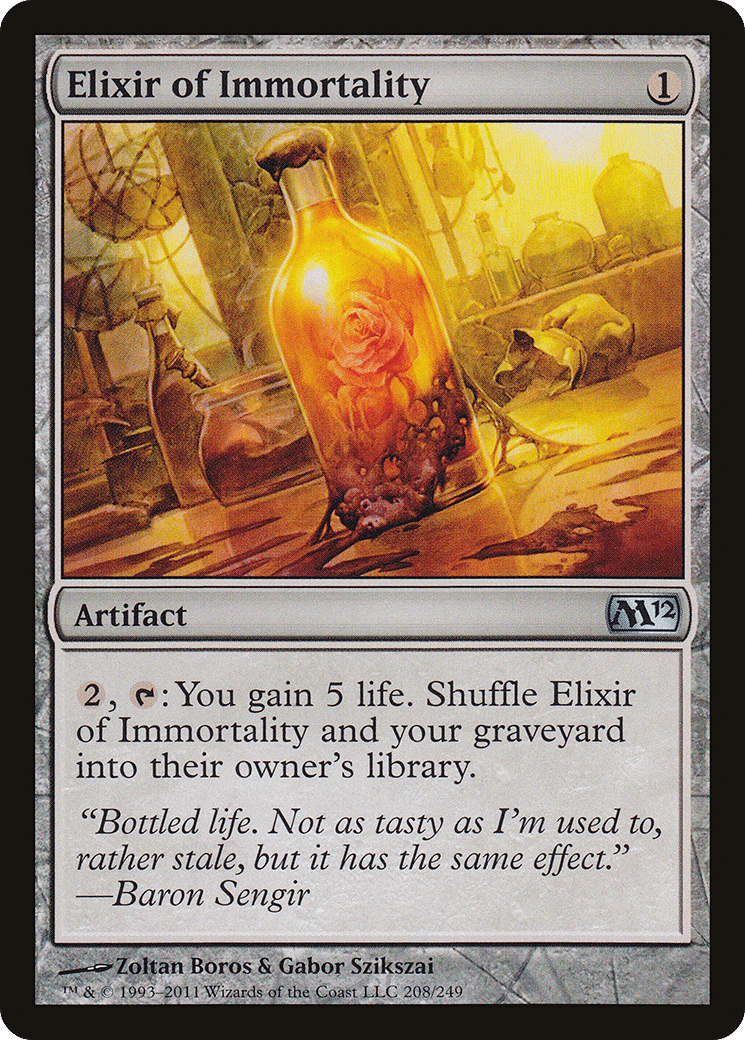 Elixir of Immortality — Magic 2012 — Magic: The Gathering