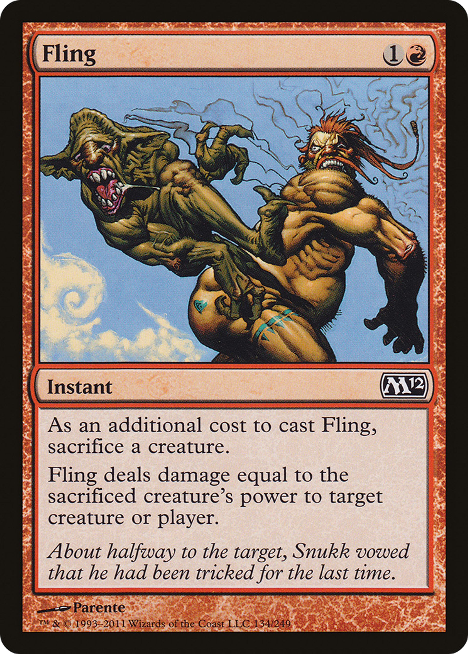 Fling — Magic 2012 — Magic: The Gathering