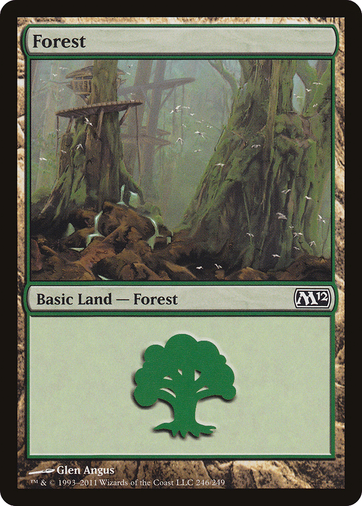 Forest — Magic 2012 — Magic: The Gathering
