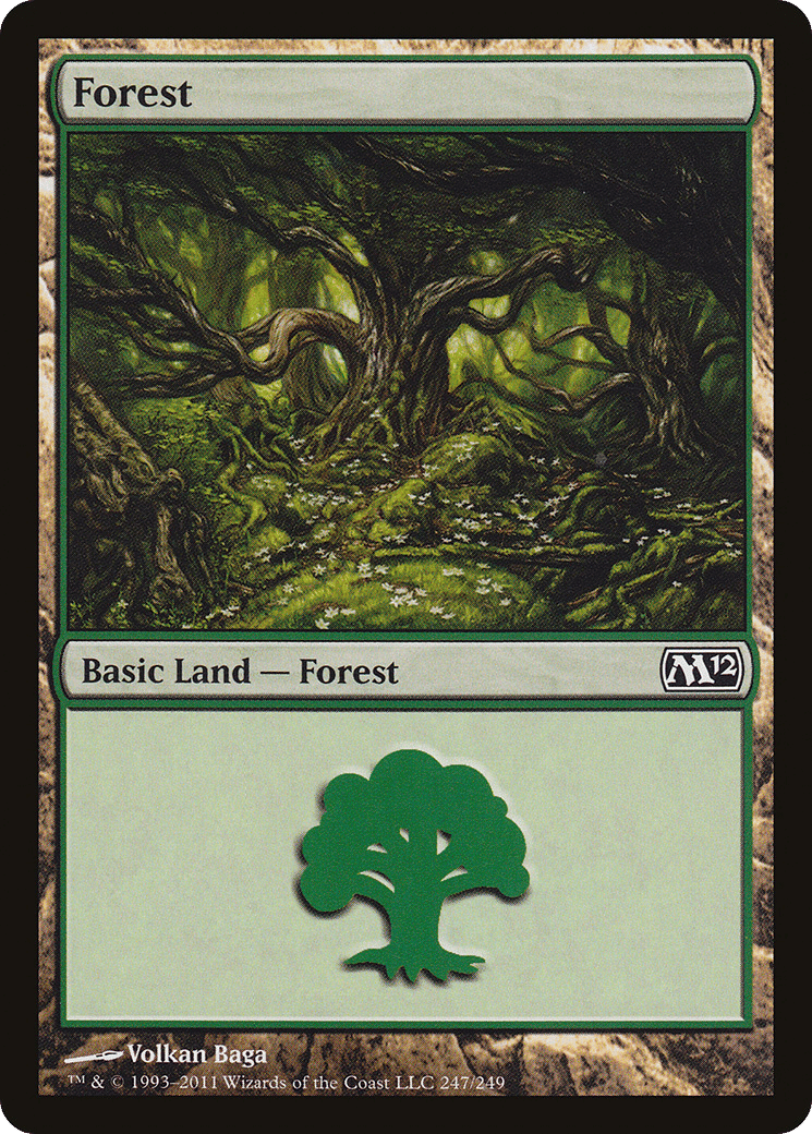 Forest — Magic 2012 — Magic: The Gathering