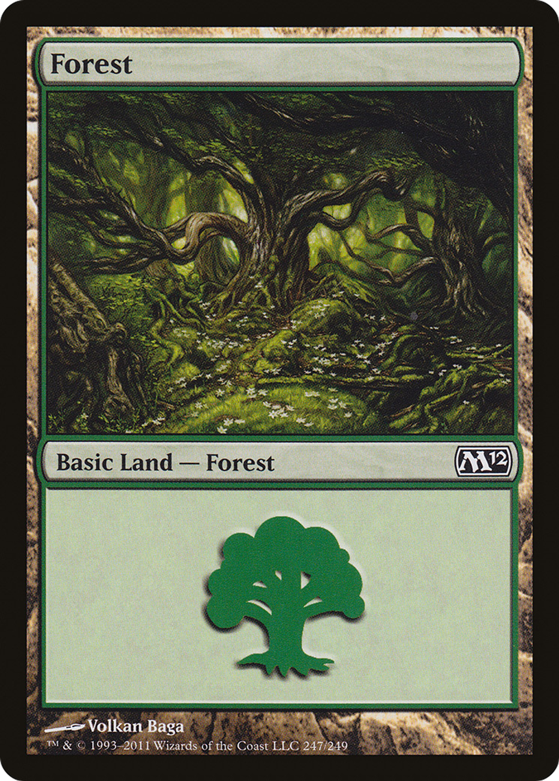 Forêt — Magic 2012 — Magic: The Gathering