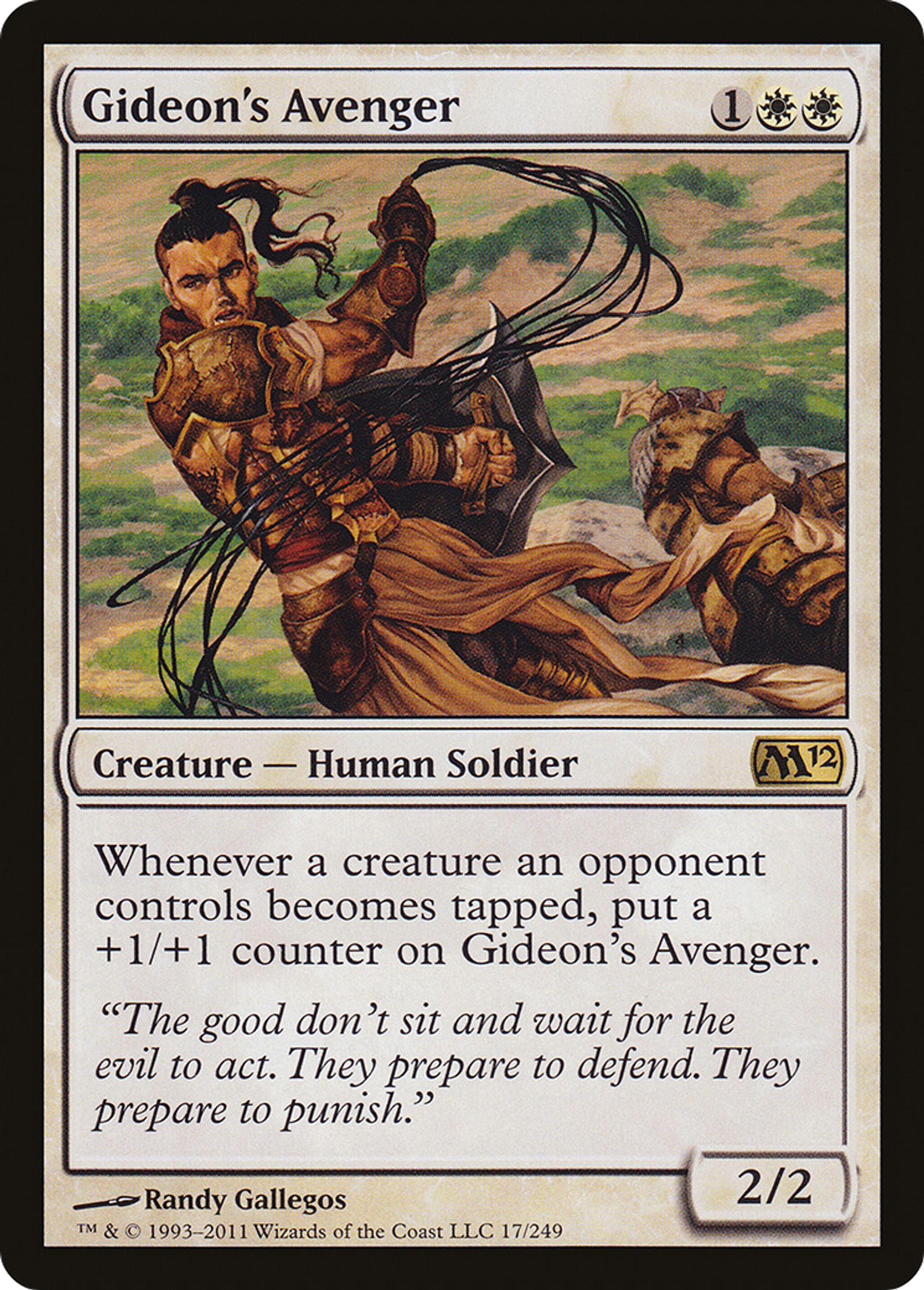 Vengeur de Gideon — Magic 2012 — Magic: The Gathering