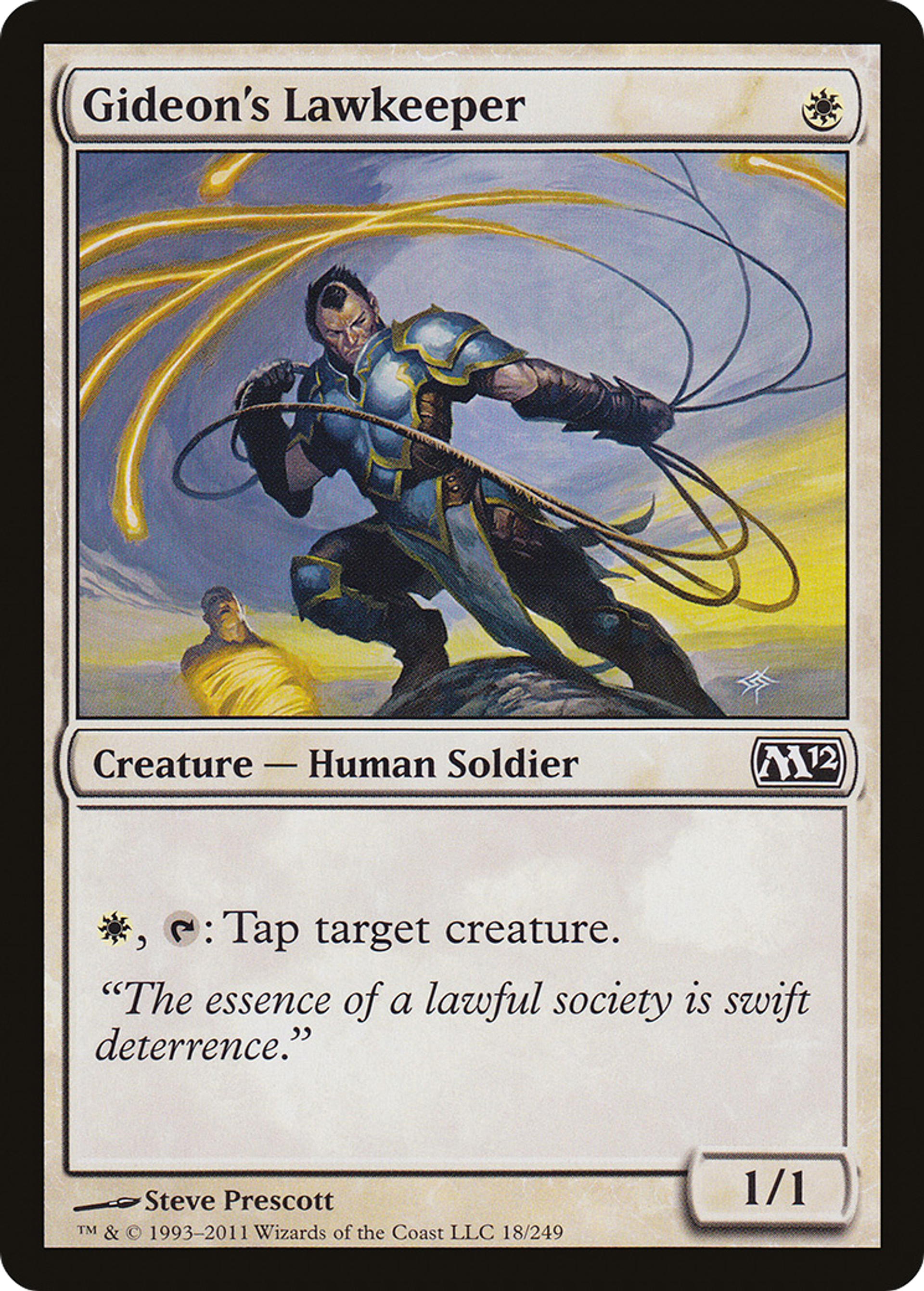 Gardeloi de Gideon — Magic 2012 — Magic: The Gathering