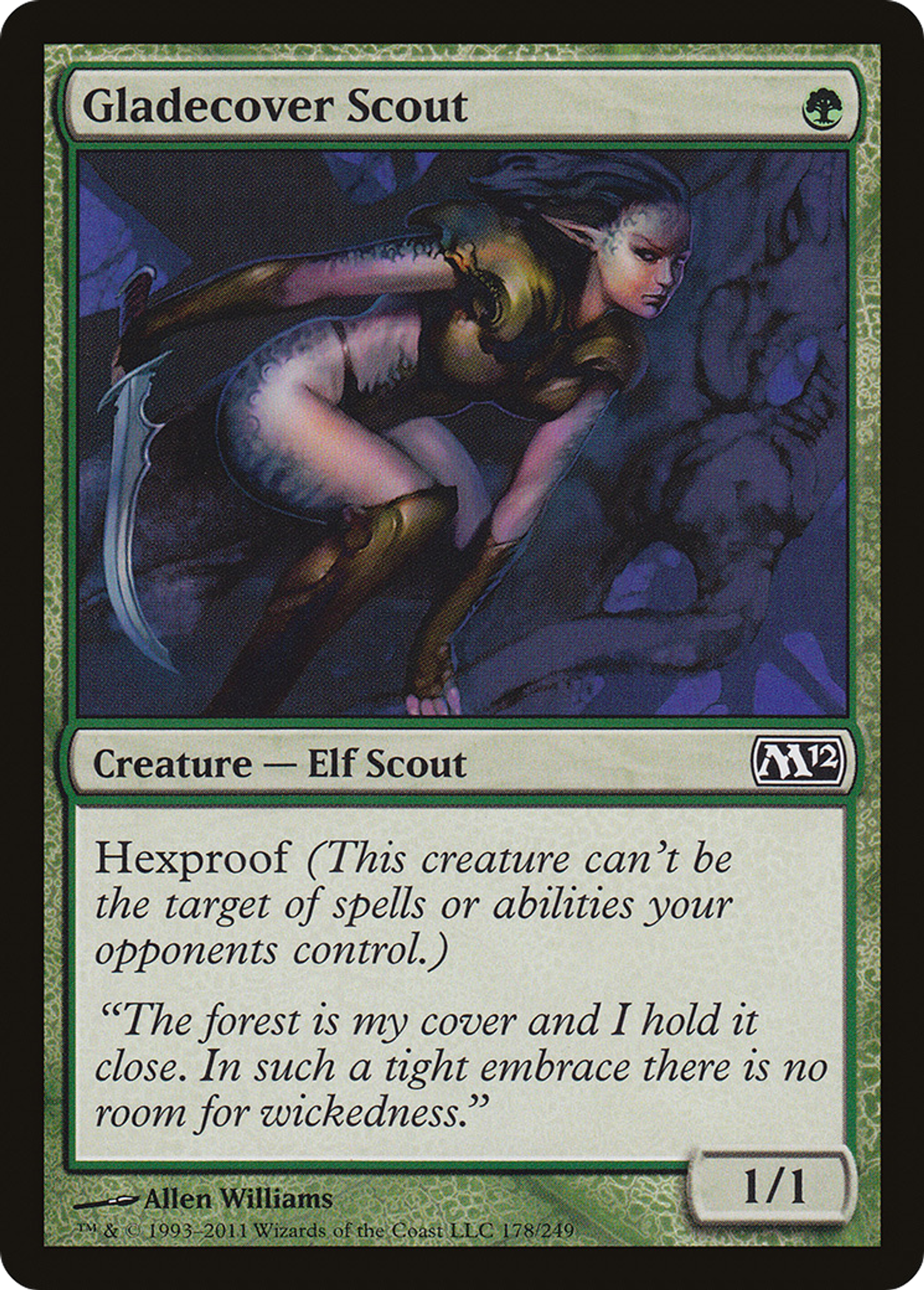 Gladecover Scout — Magic 2012 — Magic: The Gathering