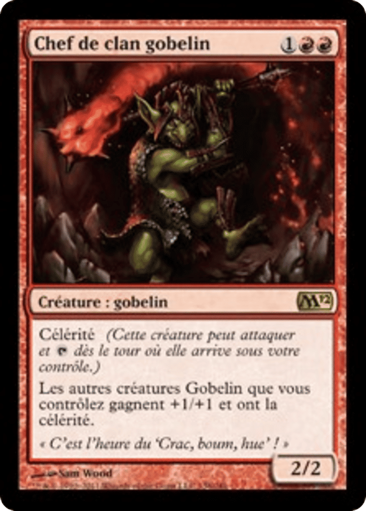 Chef de clan gobelin — Magic 2012 — Magic: The Gathering