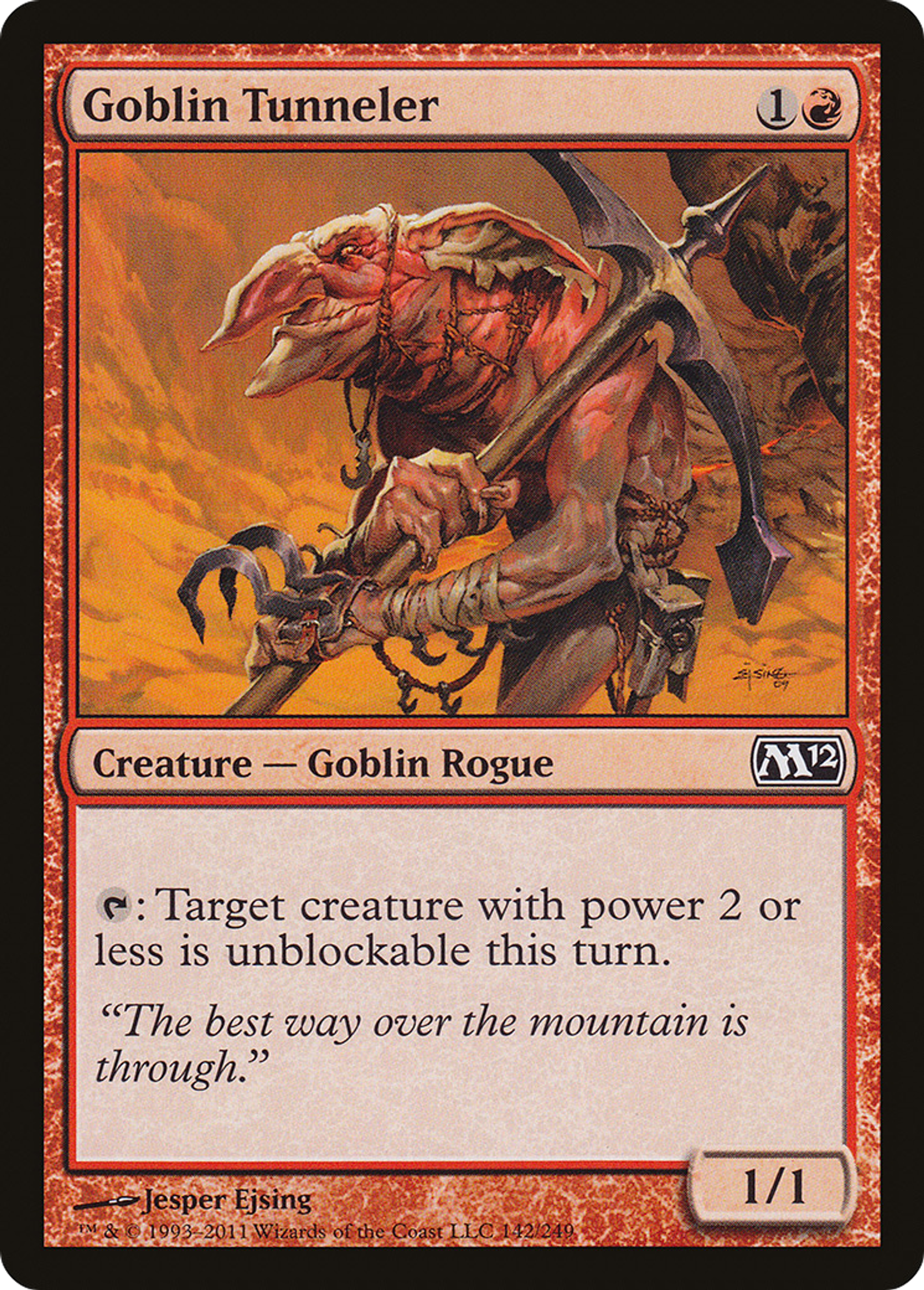 Tunnelier gobelin — Magic 2012 — Magic: The Gathering