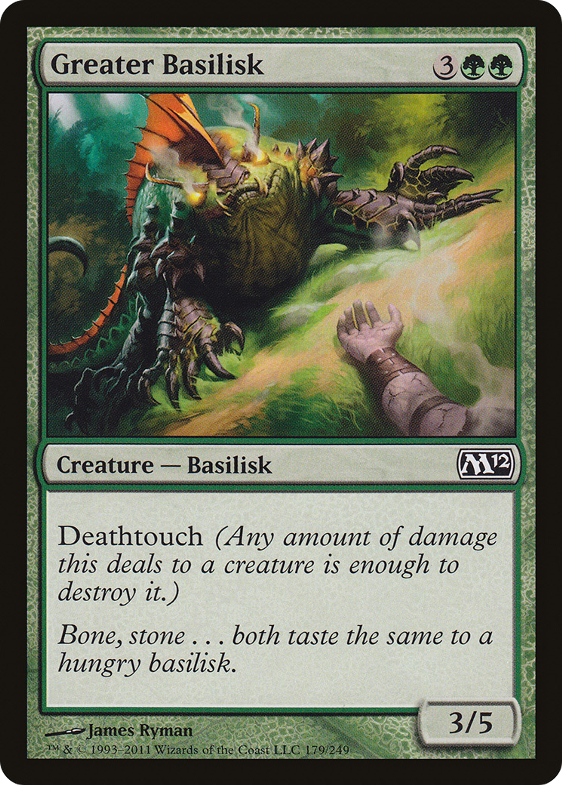 Greater Basilisk — Magic 2012 — Magic: The Gathering