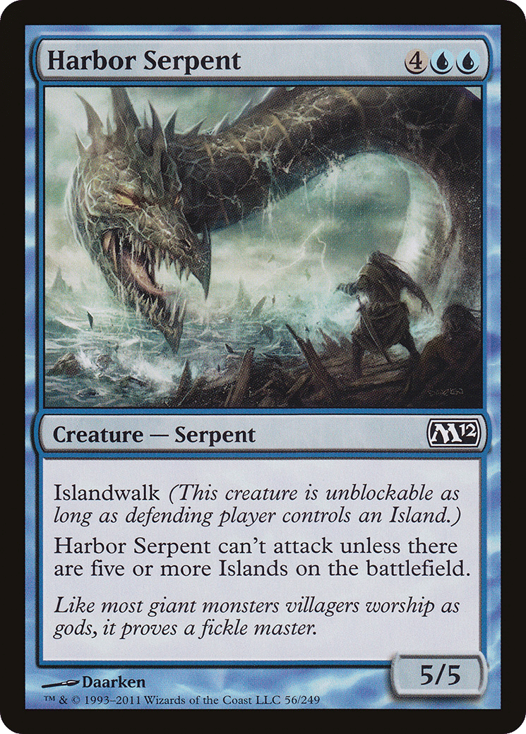 Harbor Serpent — Magic 2012 — Magic: The Gathering