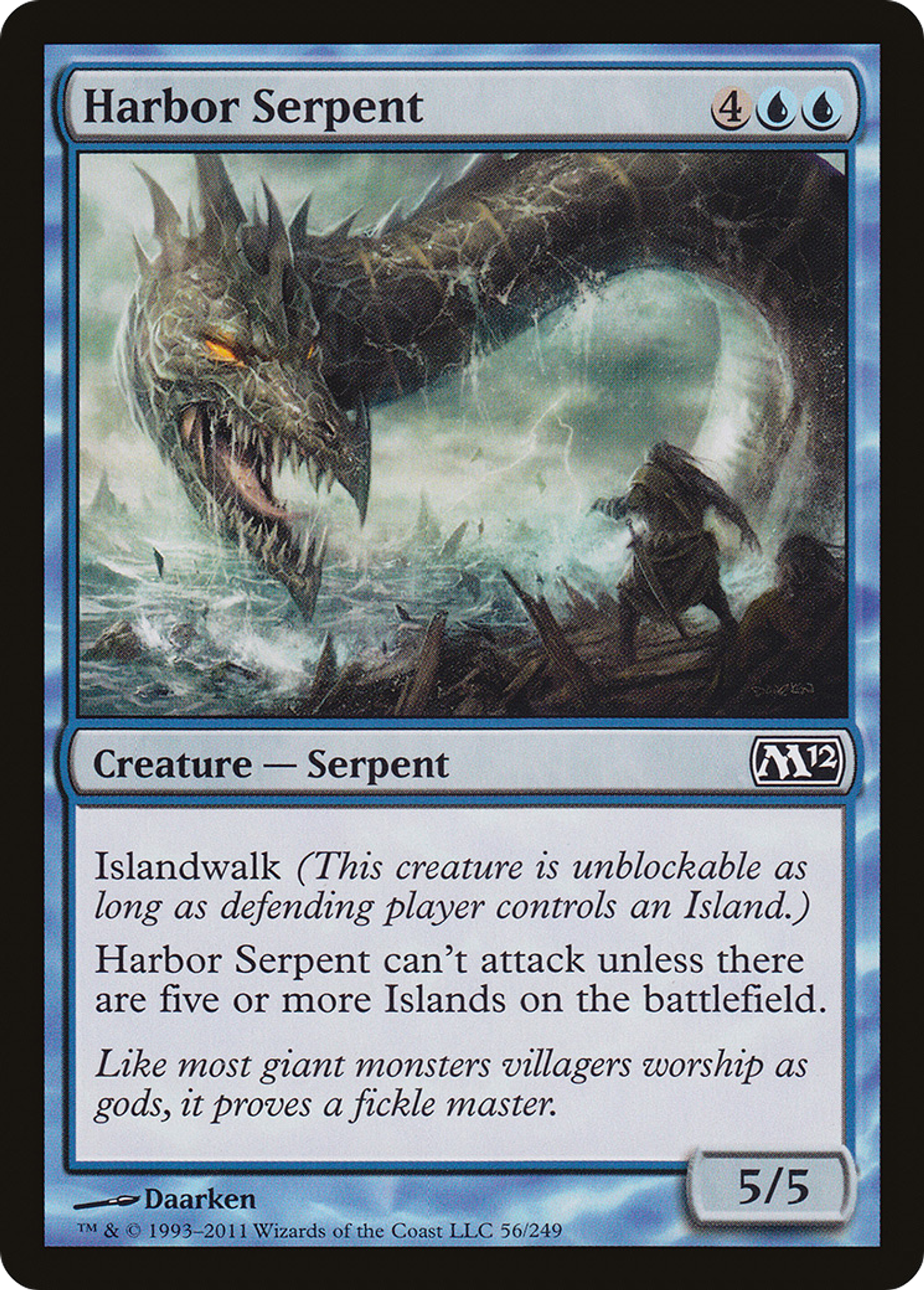 Harbor Serpent — Magic 2012 — Magic: The Gathering