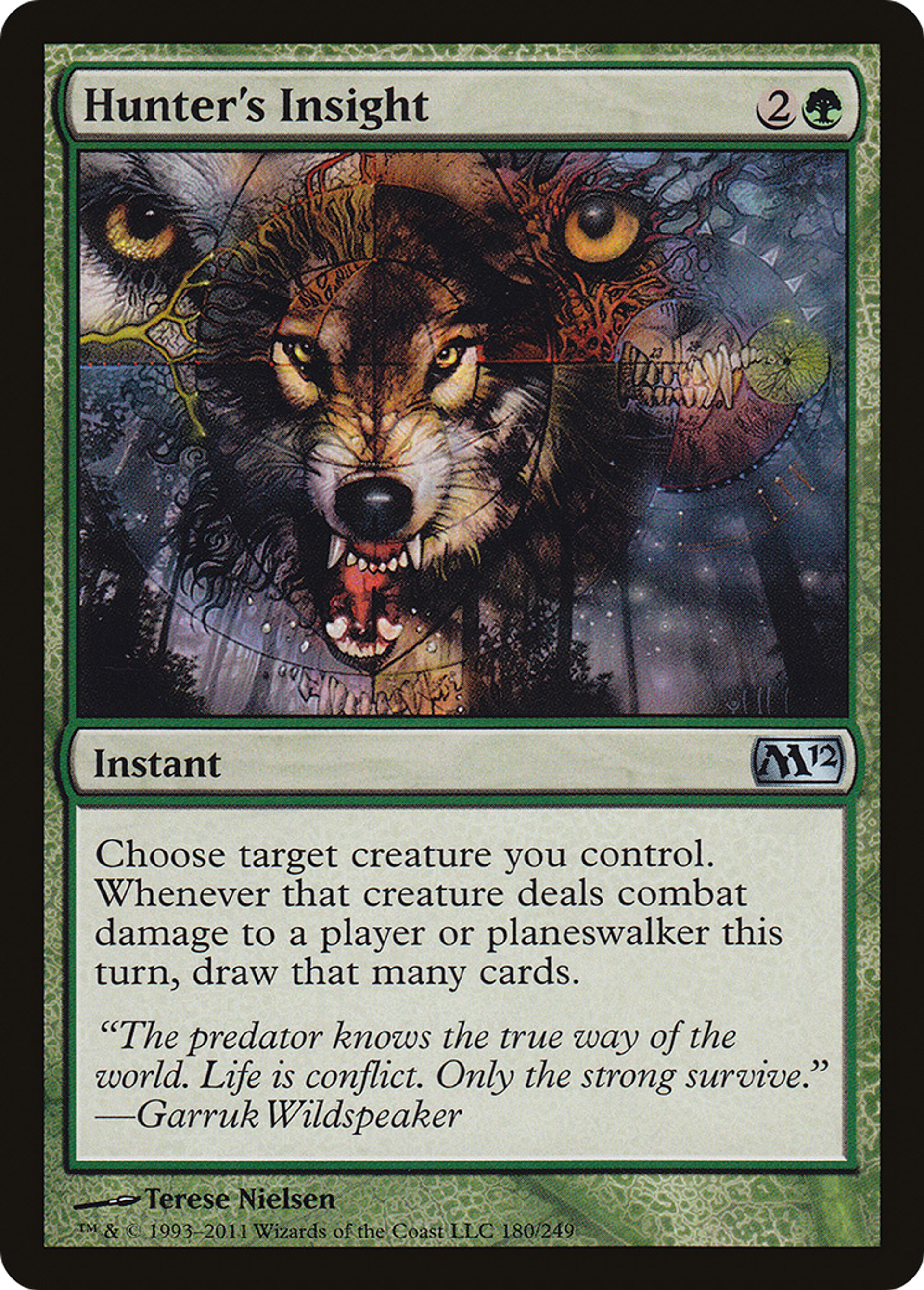 Perspicacité du chasseur — Magic 2012 — Magic: The Gathering