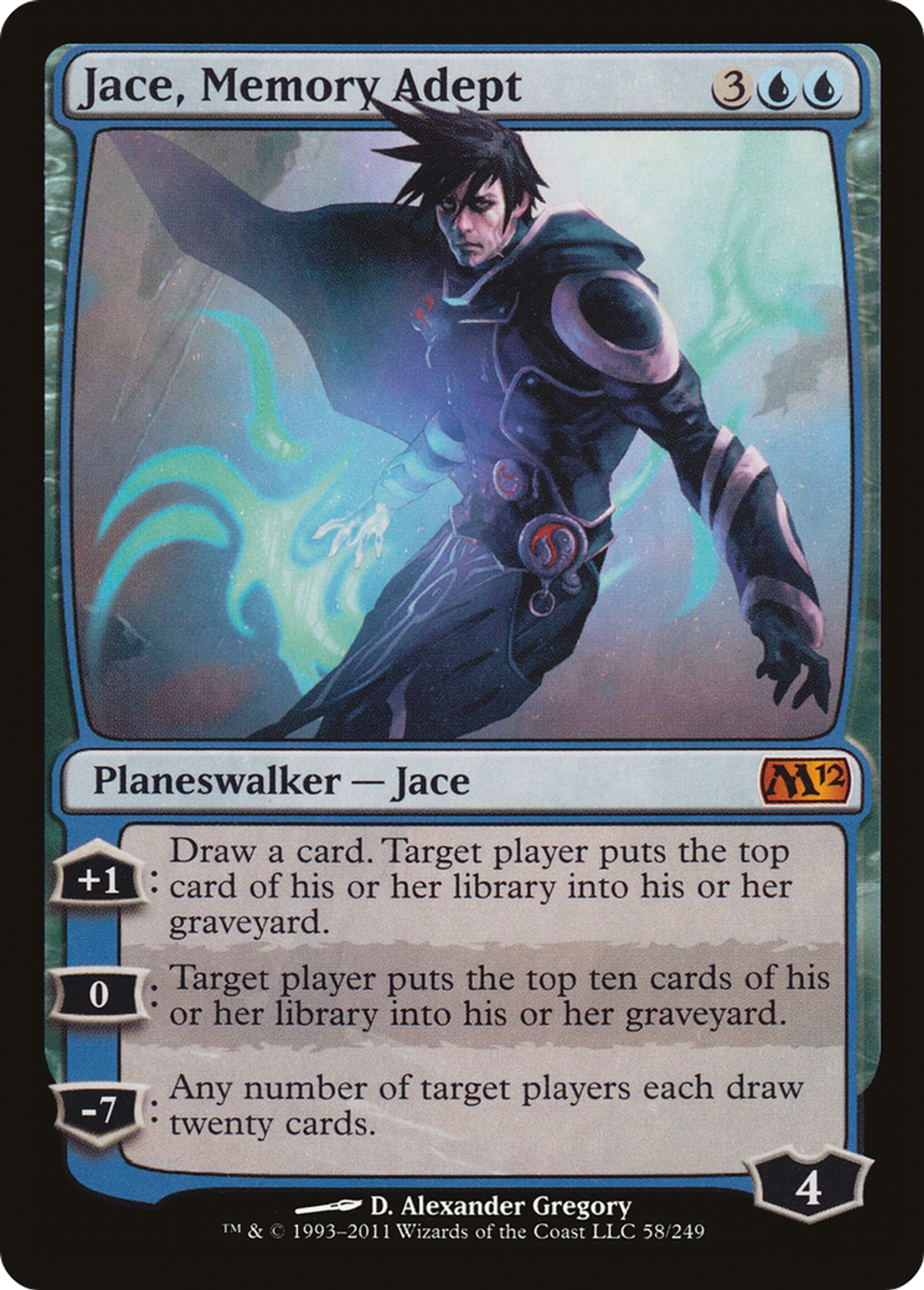 Jace, Memory Adept — Magic 2012 — Magic: The Gathering