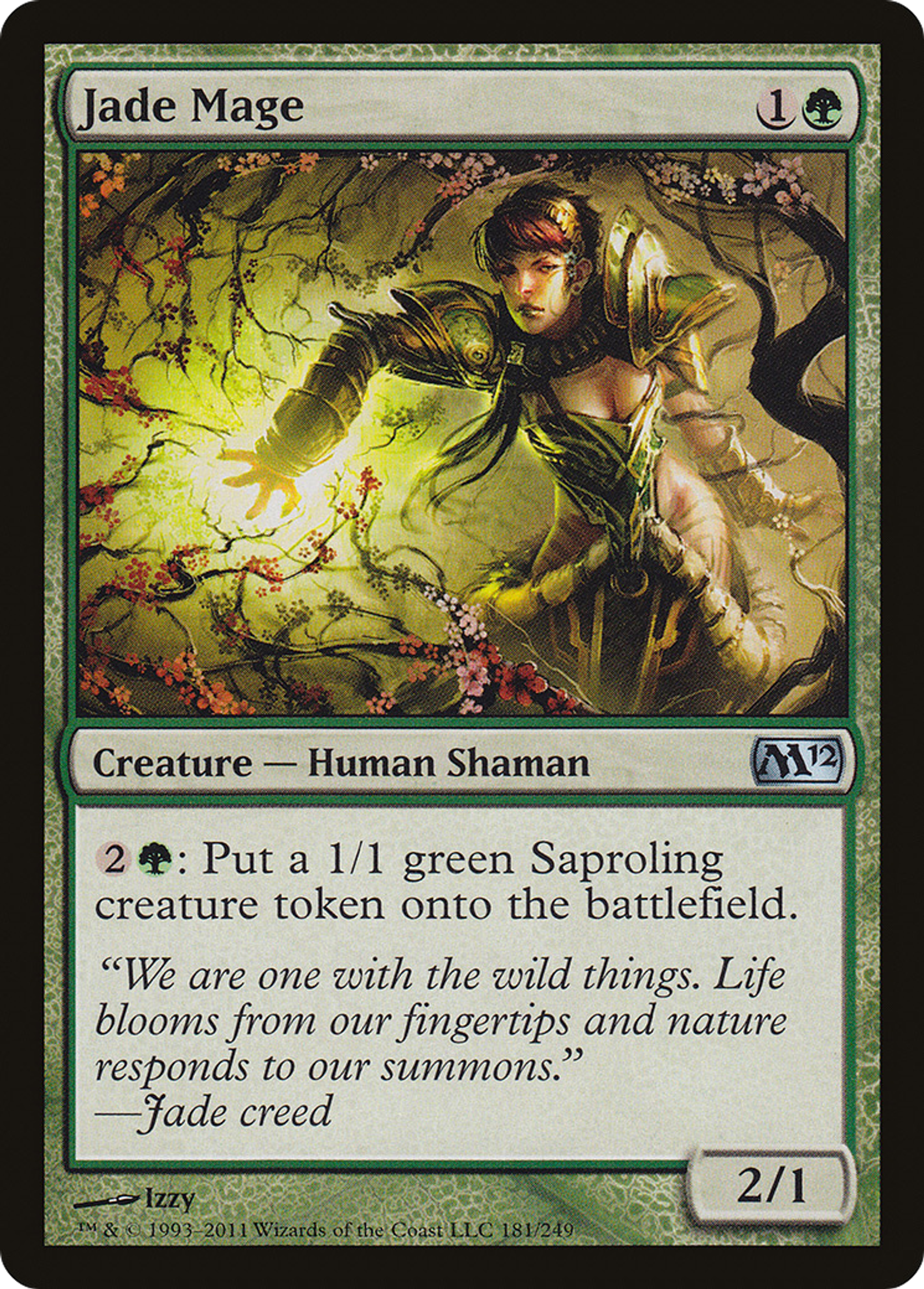 Mage du jade — Magic 2012 — Magic: The Gathering