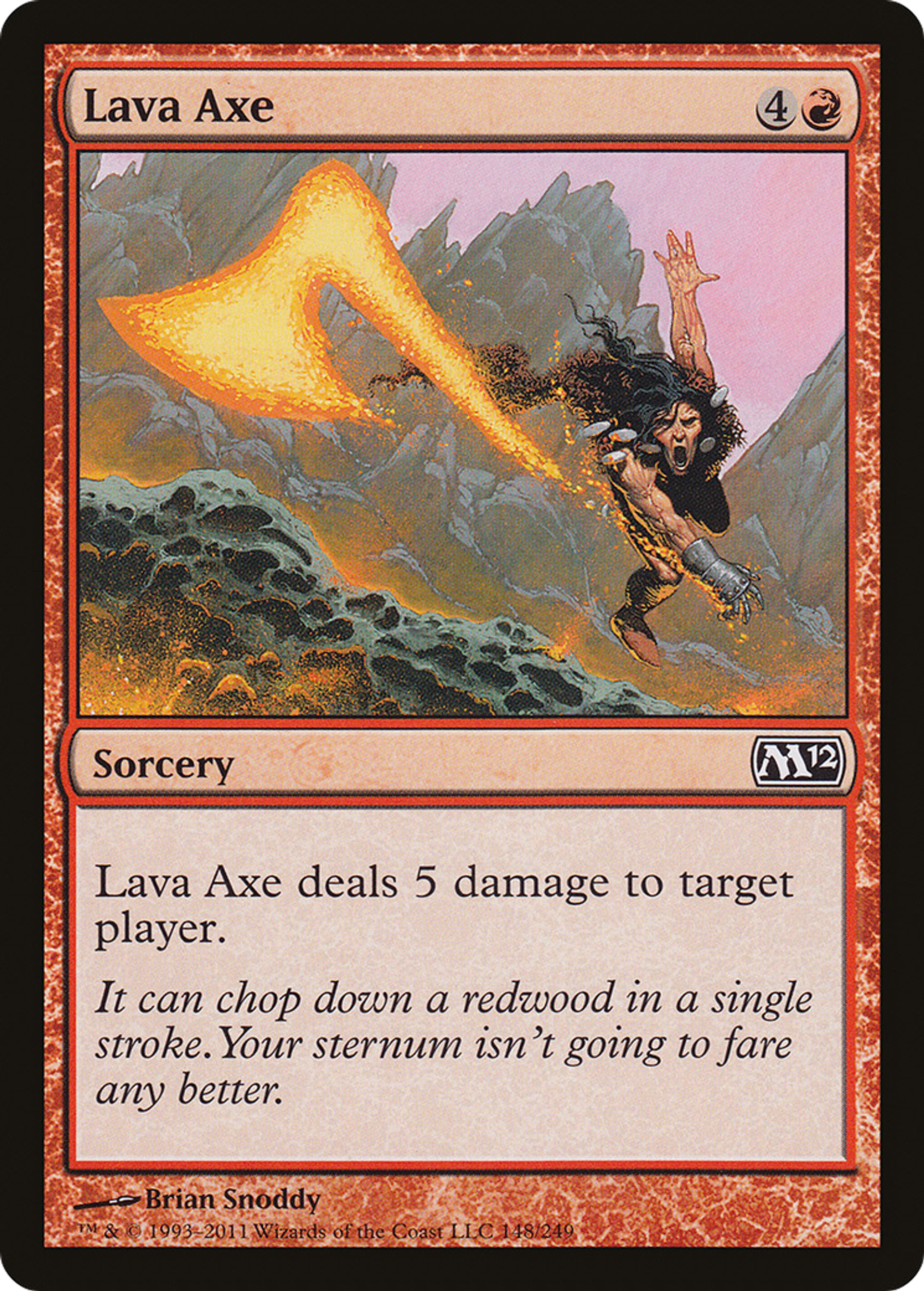 Lava Axe — Magic 2012 — Magic: The Gathering