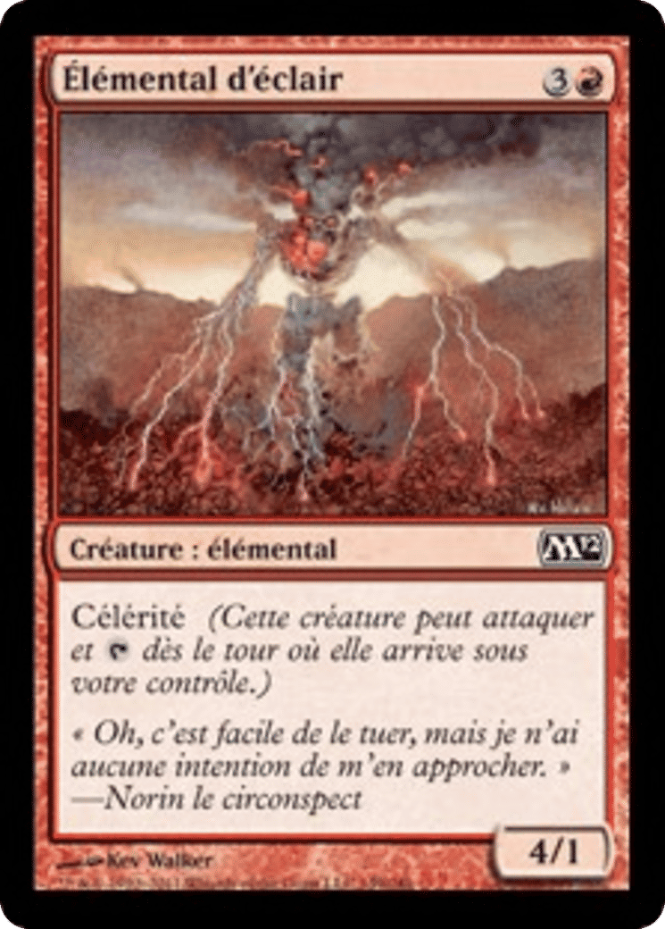 Élémental d'éclair — Magic 2012 — Magic: The Gathering