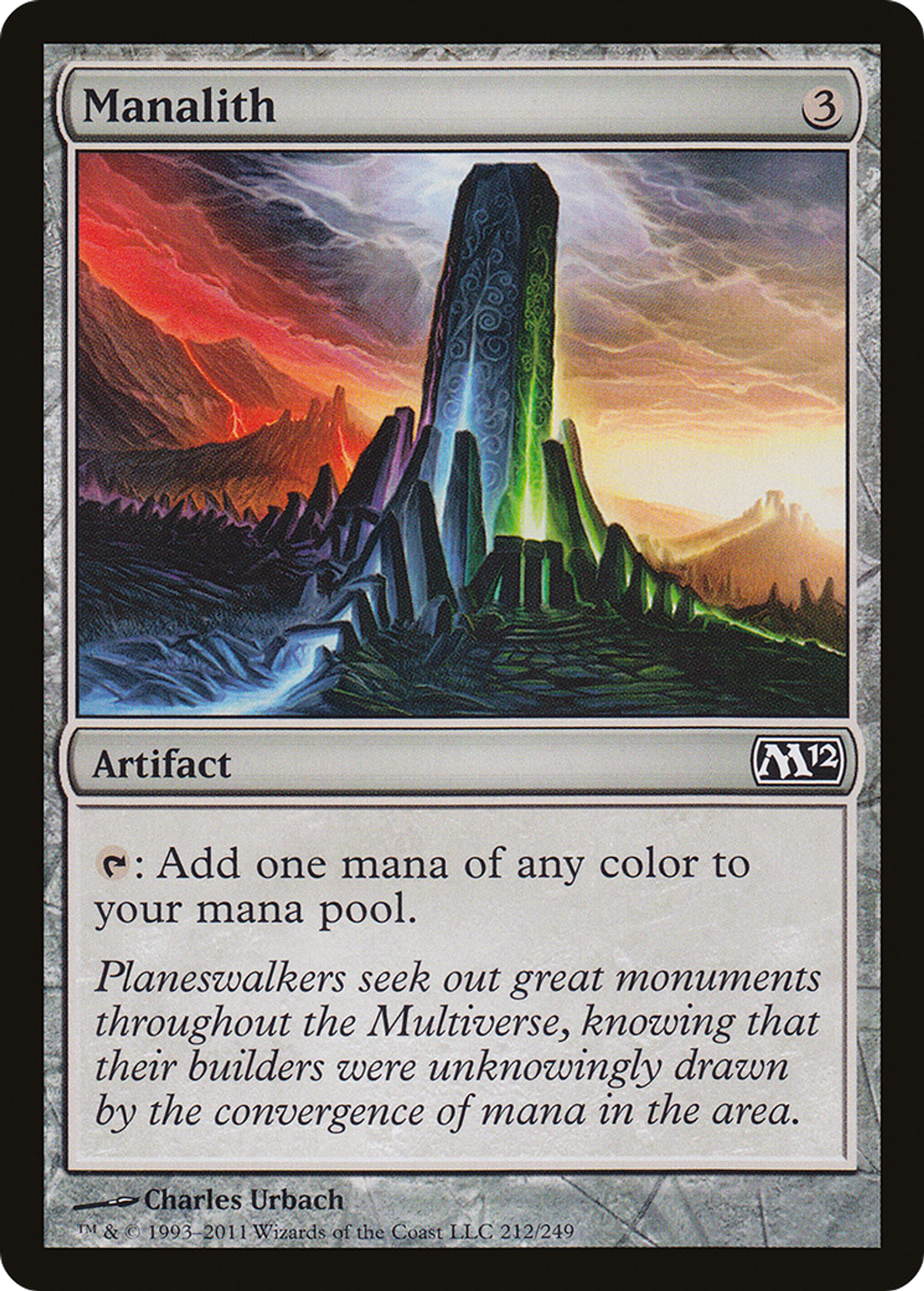 Manalith — Magic 2012 — Magic: The Gathering