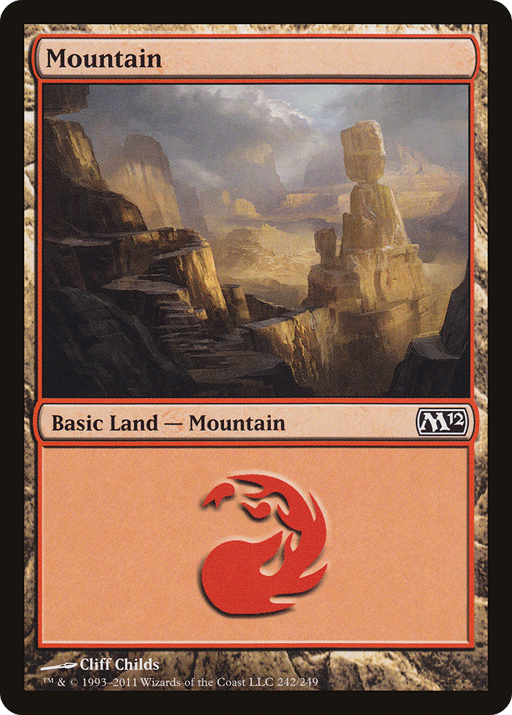 Mountain — Magic 2012 — Magic: The Gathering