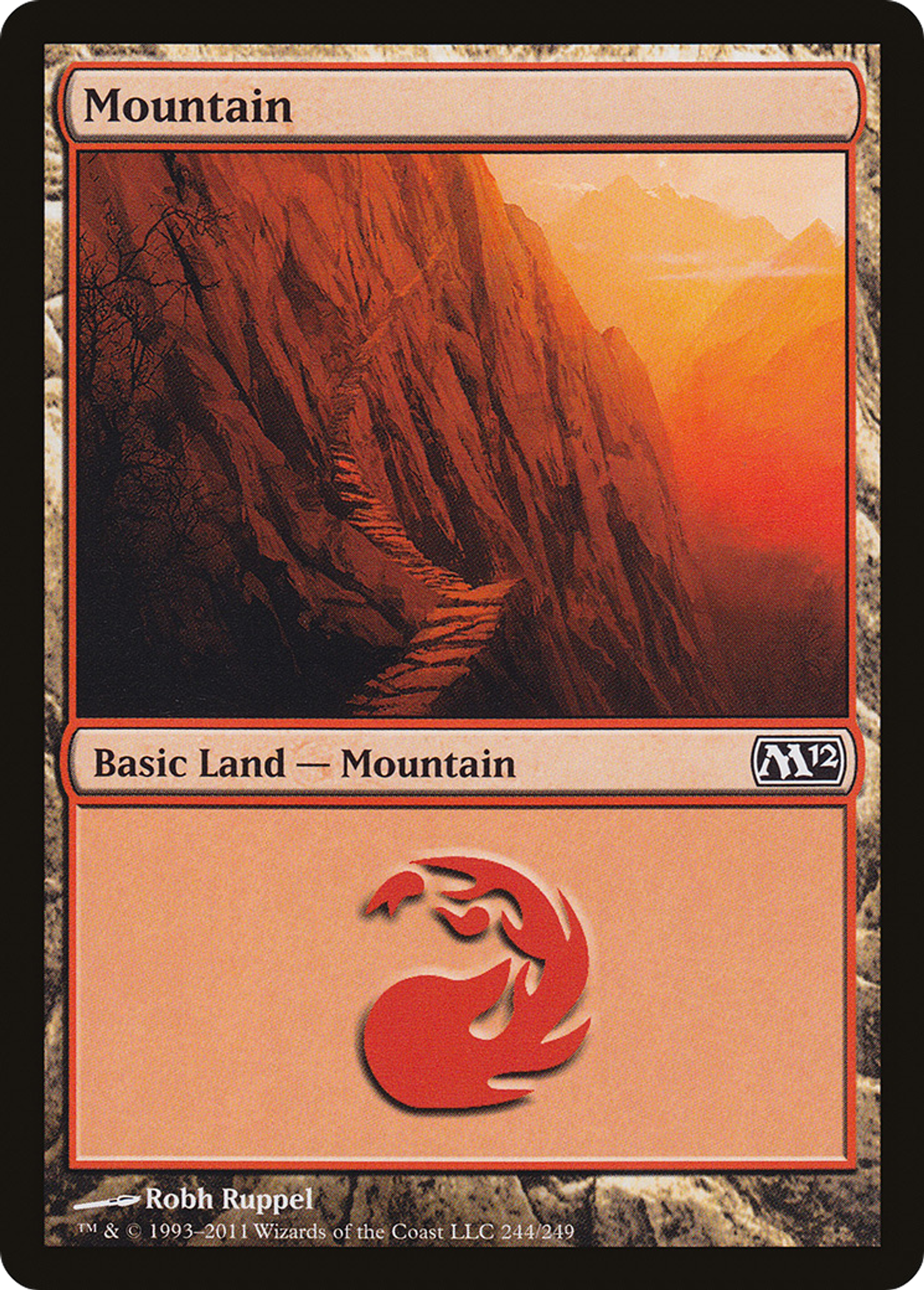 Mountain — Magic 2012 — Magic: The Gathering