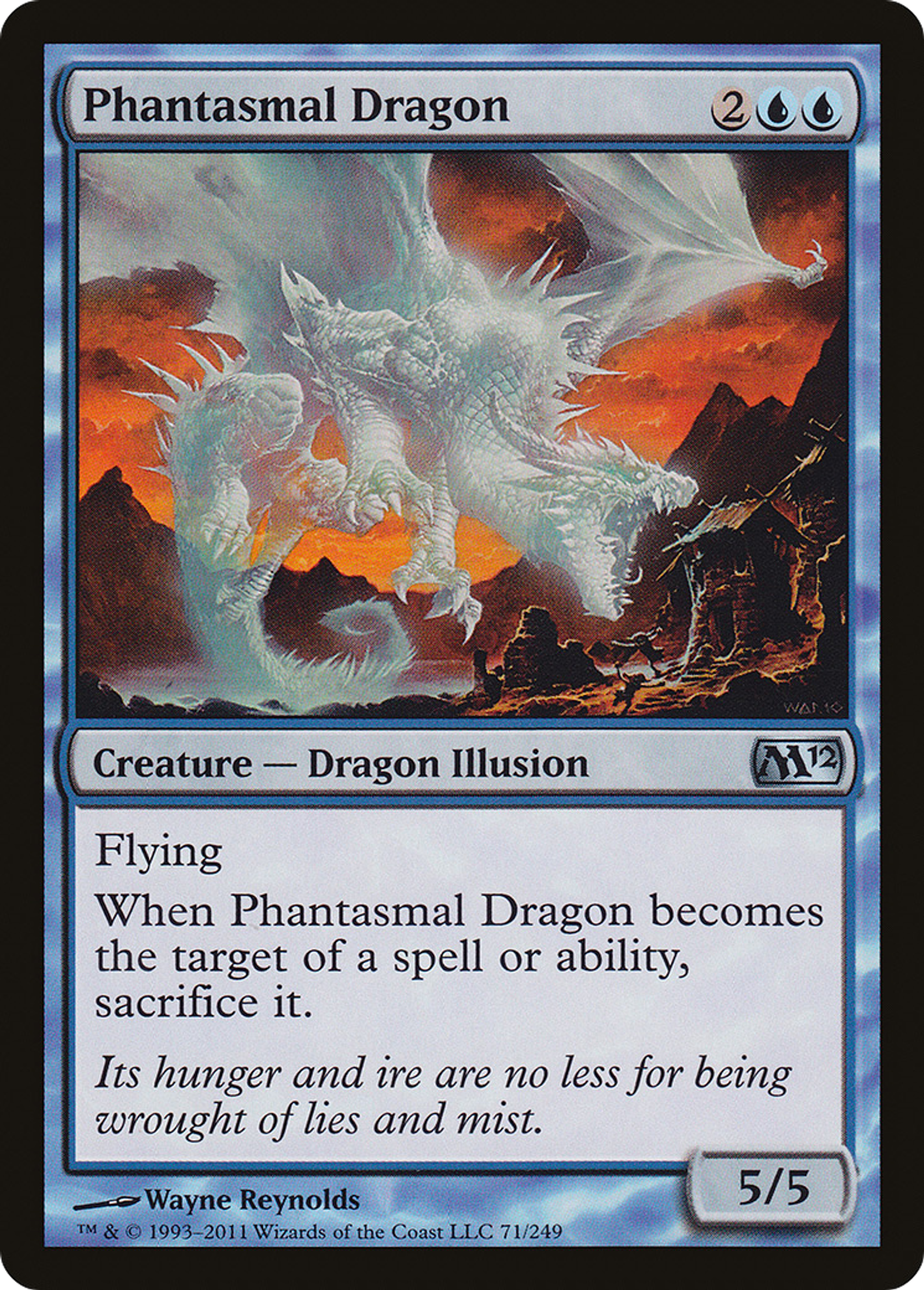 Phantasmal Dragon — Magic 2012 — Magic: The Gathering