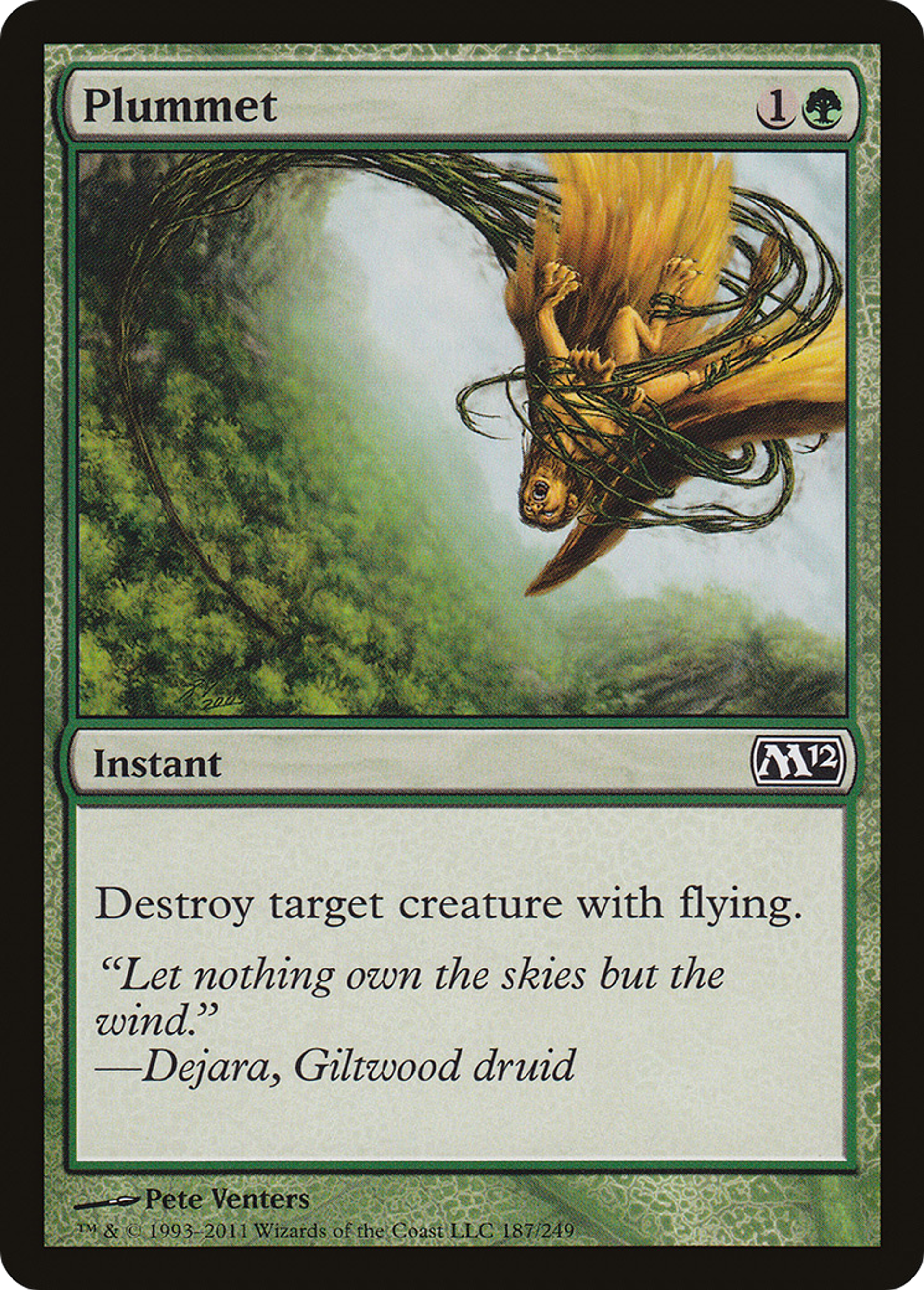 Plummet — Magic 2012 — Magic: The Gathering