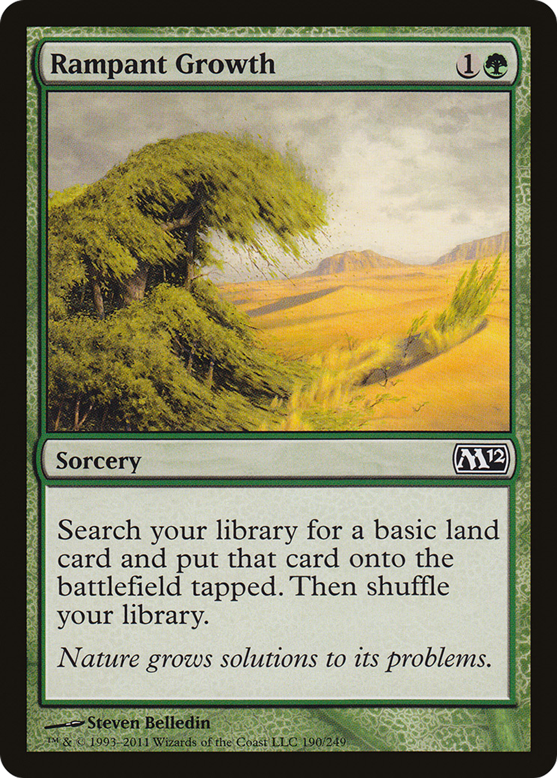 Croissance luxuriante — Magic 2012 — Magic: The Gathering