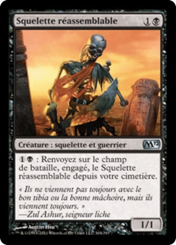 Squelette réassemblable — Magic 2012 — Magic: The Gathering