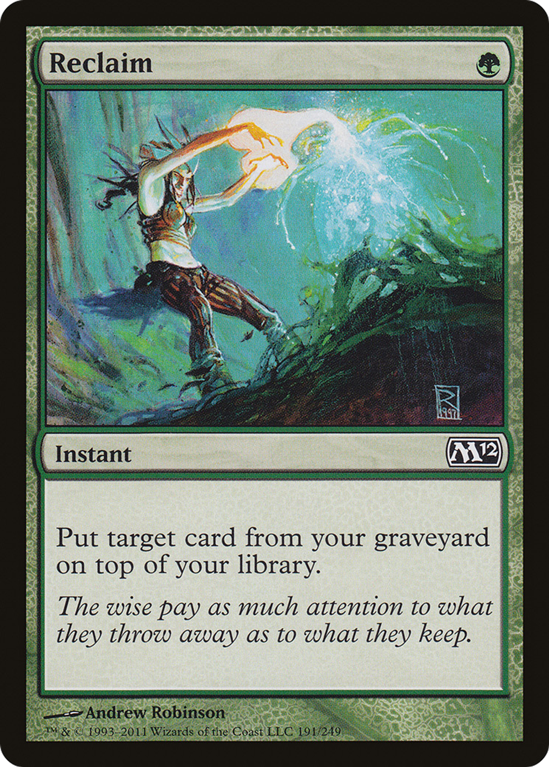 Reclaim — Magic 2012 — Magic: The Gathering
