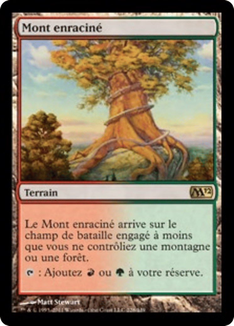 Mont enraciné — Magic 2012 — Magic: The Gathering