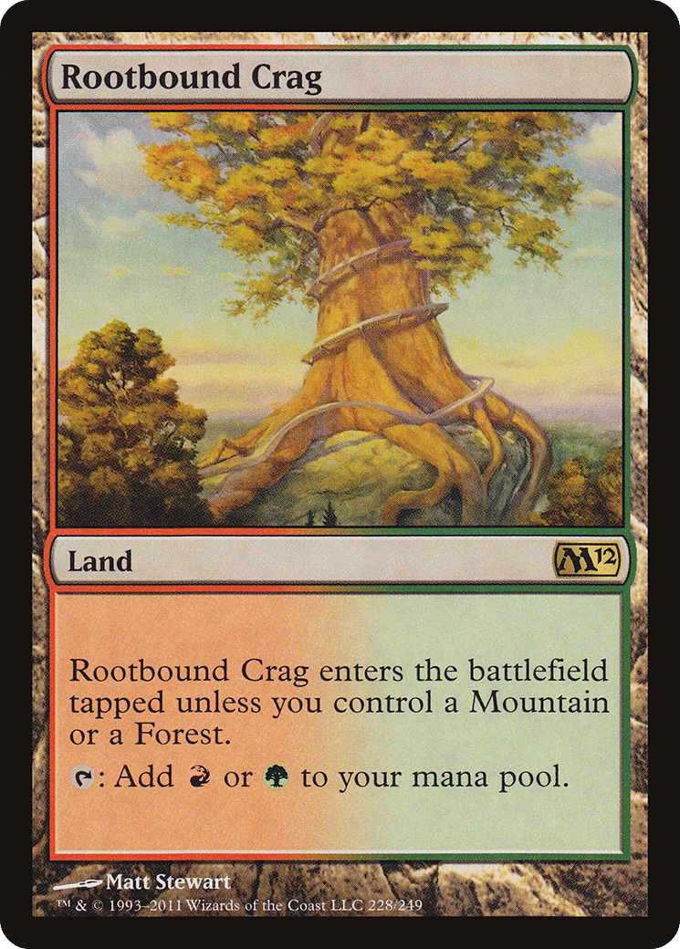 Rootbound Crag — Magic 2012 — Magic: The Gathering