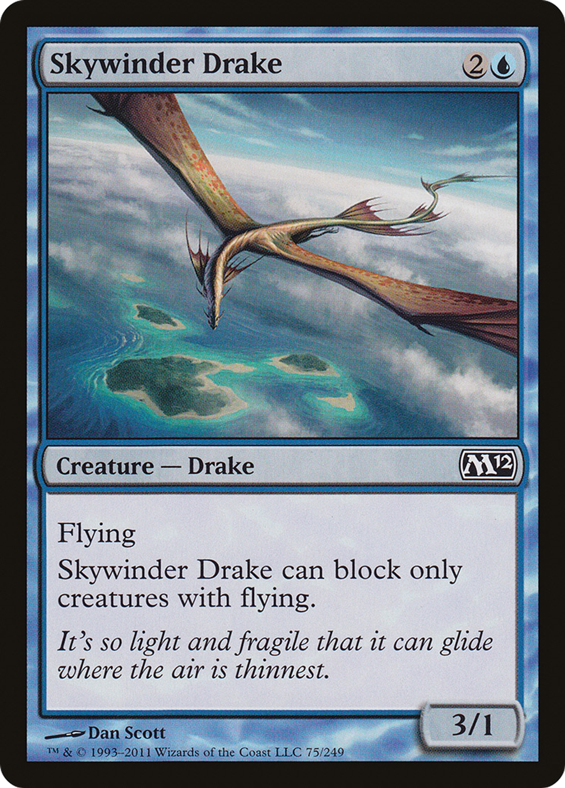 Skywinder Drake — Magic 2012 — Magic: The Gathering