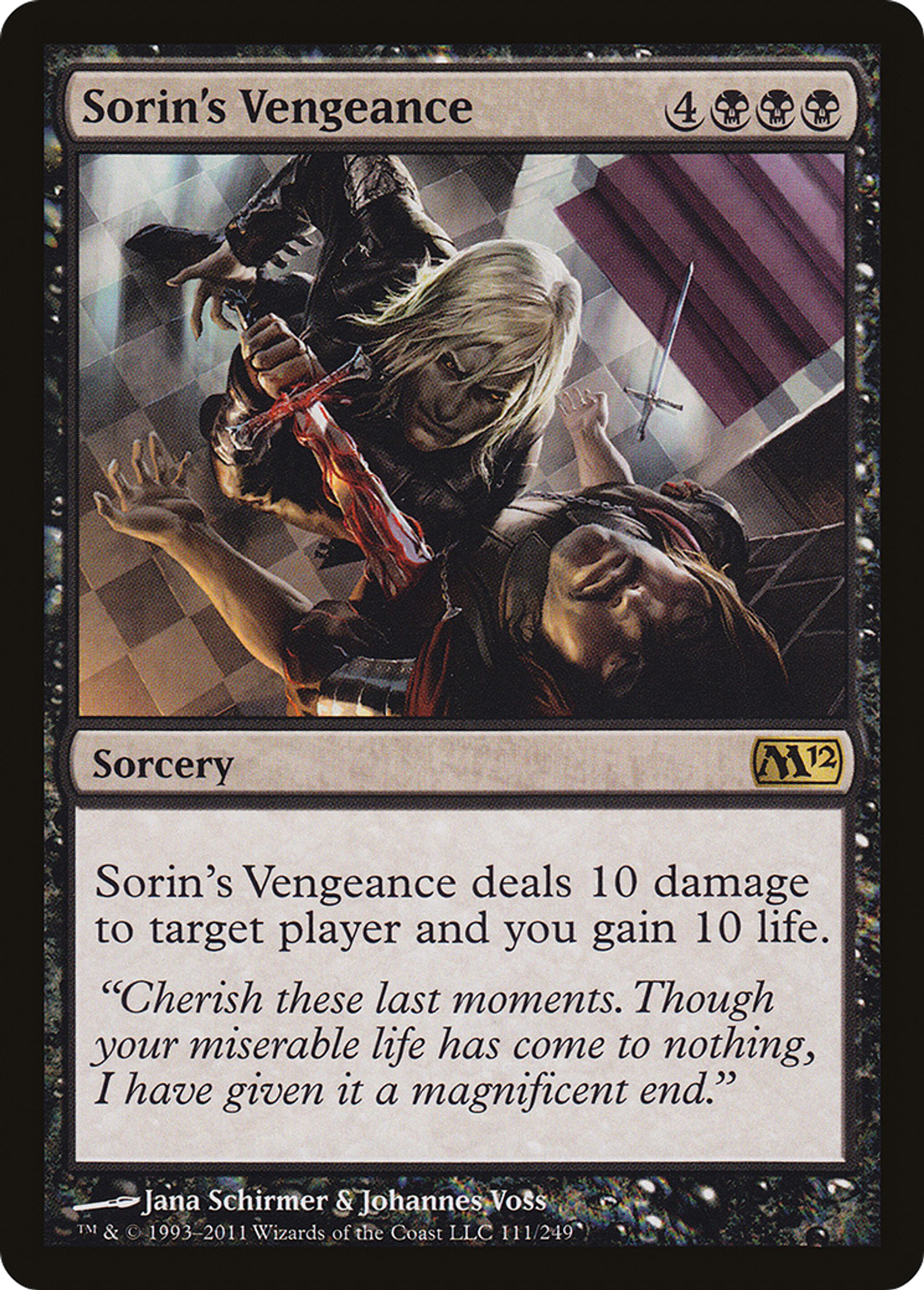 Vengeance selon Sorin — Magic 2012 — Magic: The Gathering