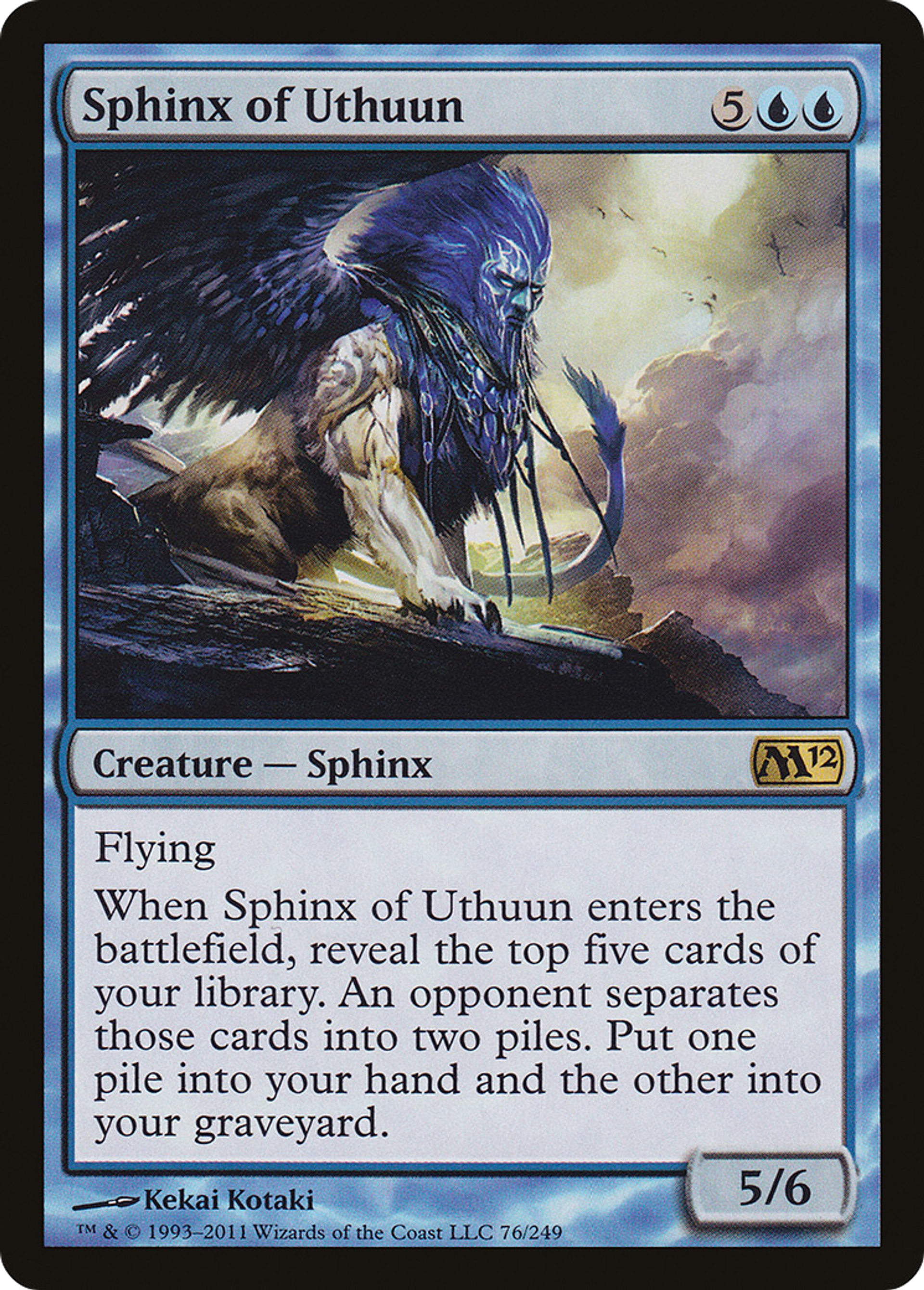 Sphinx of Uthuun — Magic 2012 — Magic: The Gathering