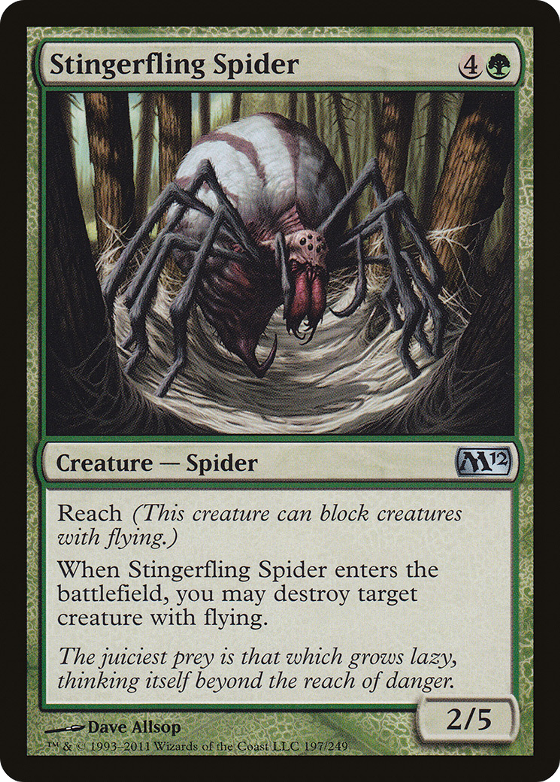 Araignée lance-dard — Magic 2012 — Magic: The Gathering