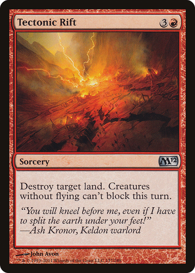 Tectonic Rift — Magic 2012 — Magic: The Gathering