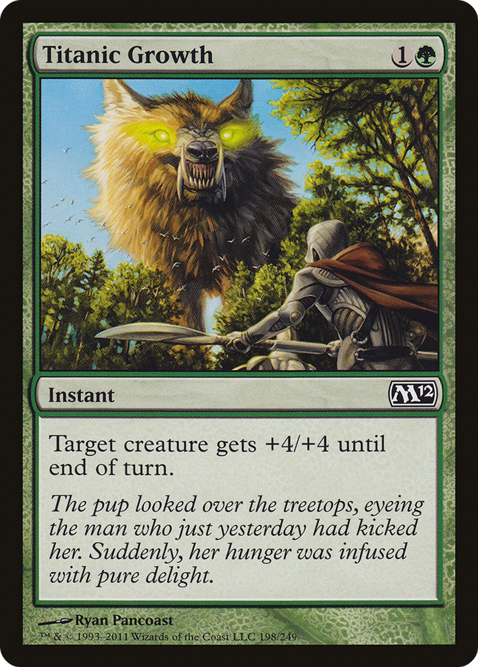 Titanic Growth — Magic 2012 — Magic: The Gathering