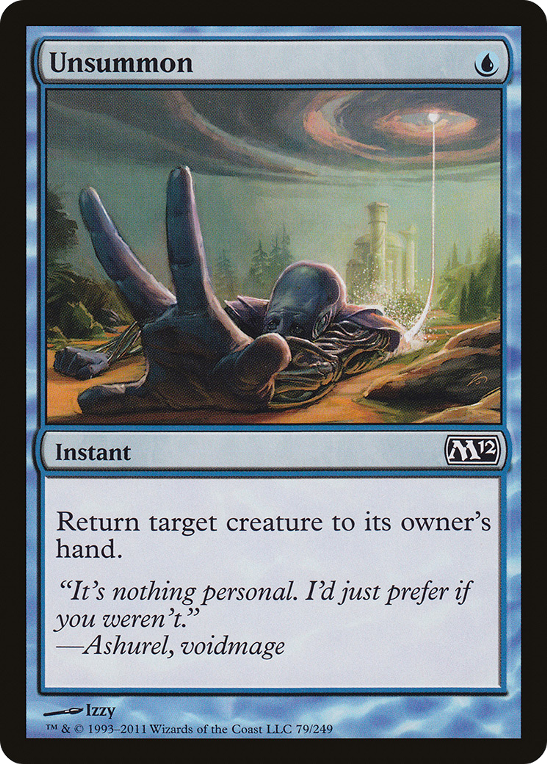 Unsummon — Magic 2012 — Magic: The Gathering