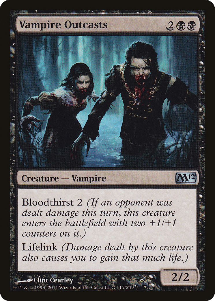 Vampire Outcasts — Magic 2012 — Magic: The Gathering