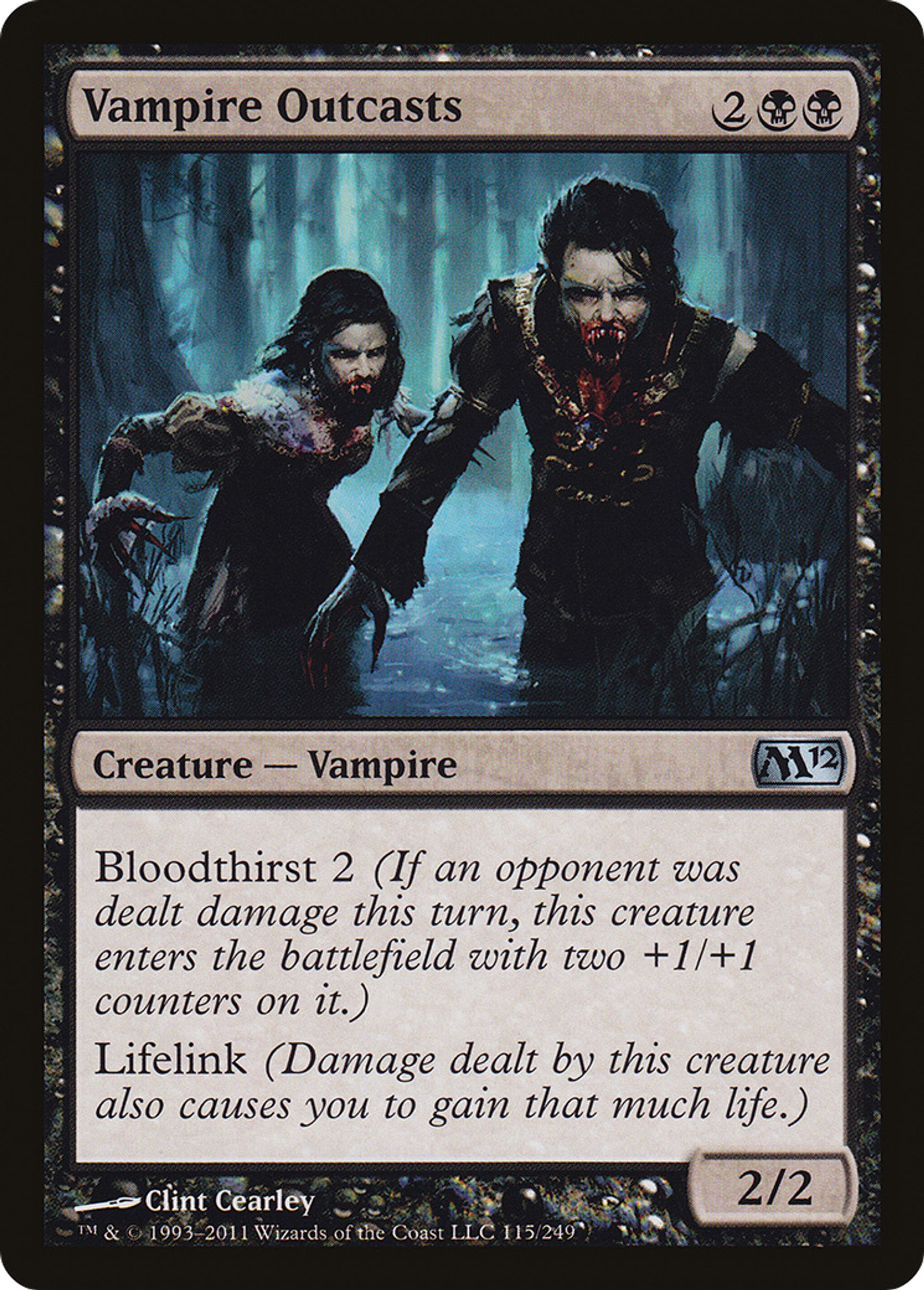 Vampire Outcasts — Magic 2012 — Magic: The Gathering