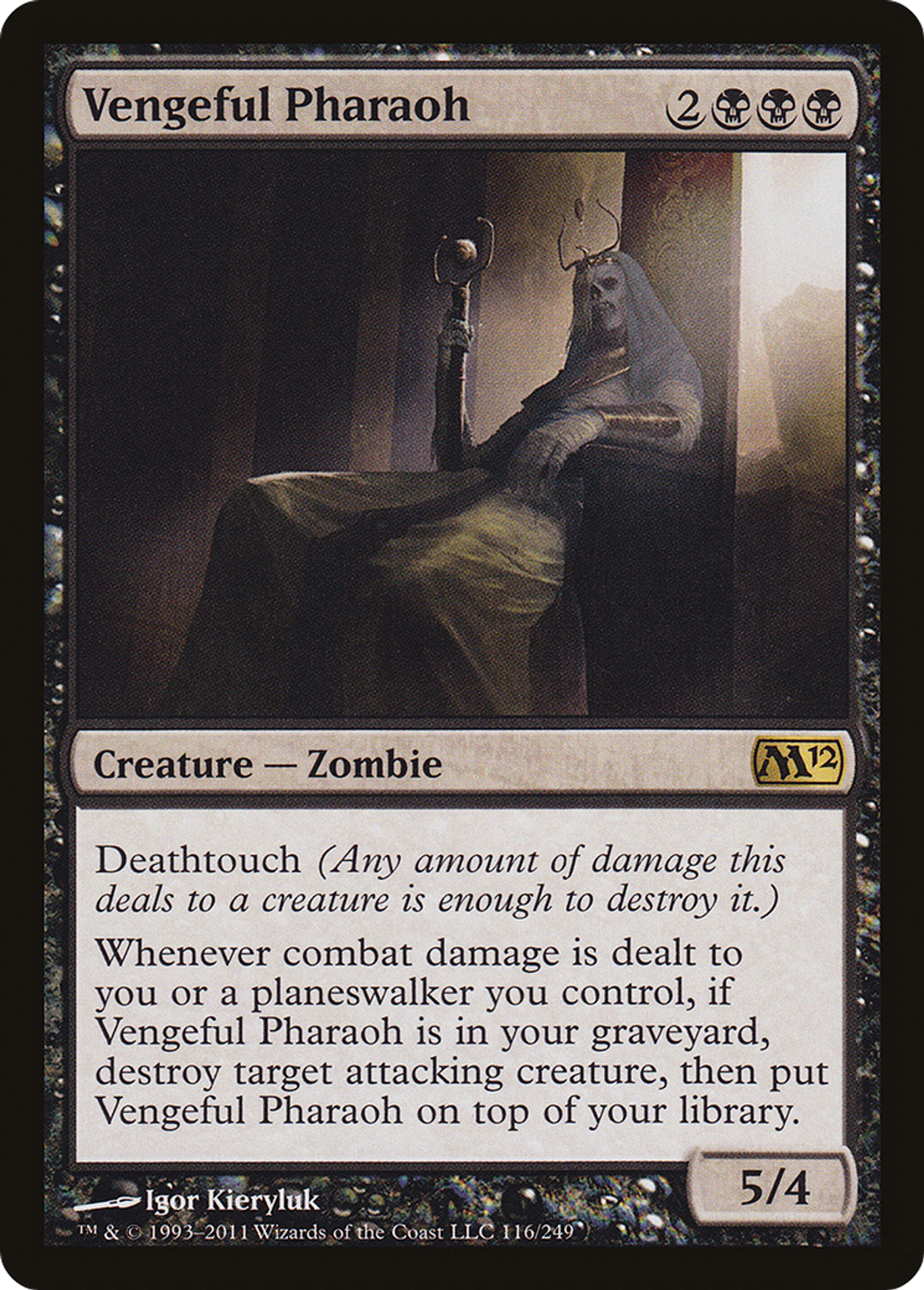 Vengeful Pharaoh — Magic 2012 — Magic: The Gathering