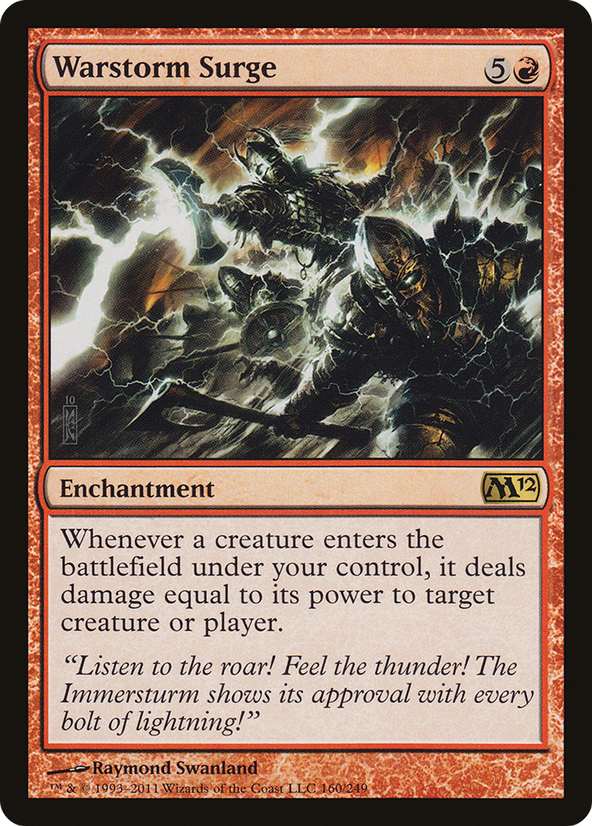 Déferlement de l'orage de guerre — Magic 2012 — Magic: The Gathering
