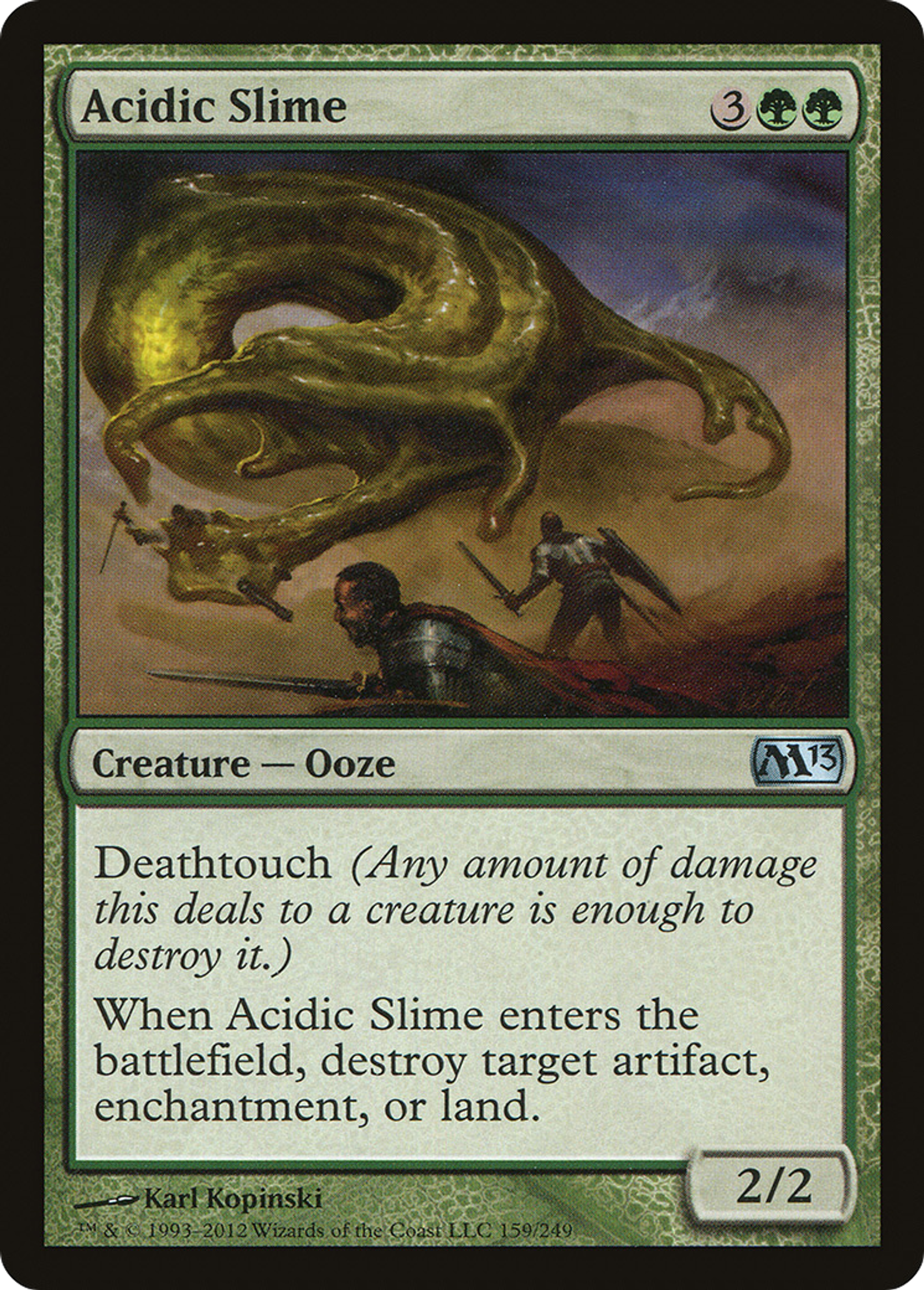 Acidic Slime — Magic 2013 — Magic: The Gathering