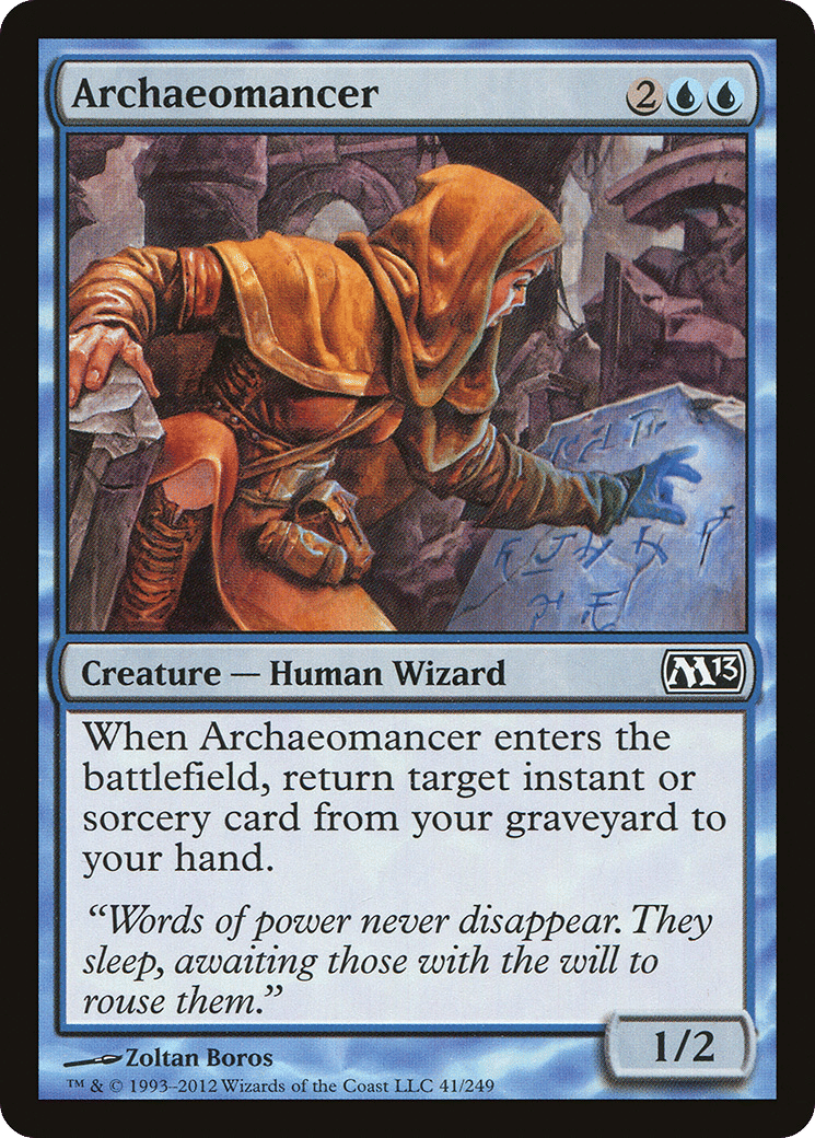 Archaeomancer — Magic 2013 — Magic: The Gathering