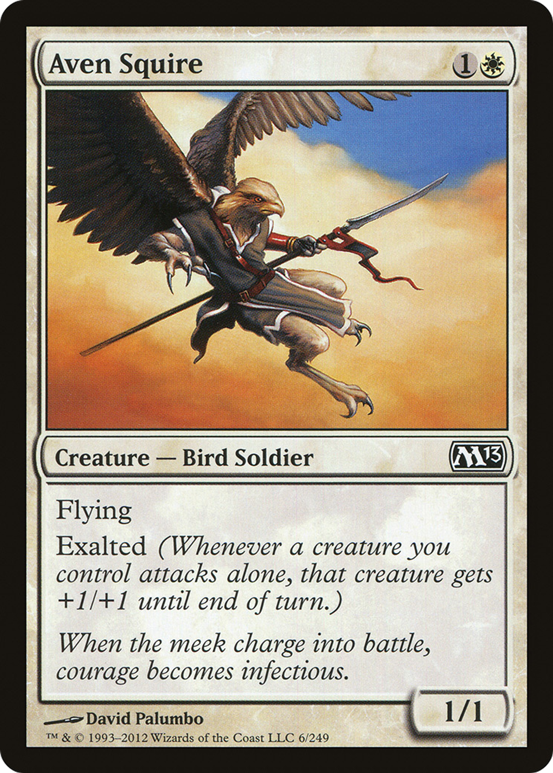 Aven Squire — Magic 2013 — Magic: The Gathering