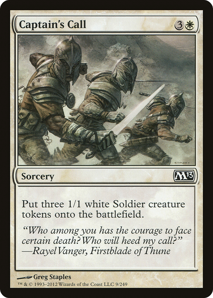 Captain's Call — Magic 2013 — Magic: The Gathering