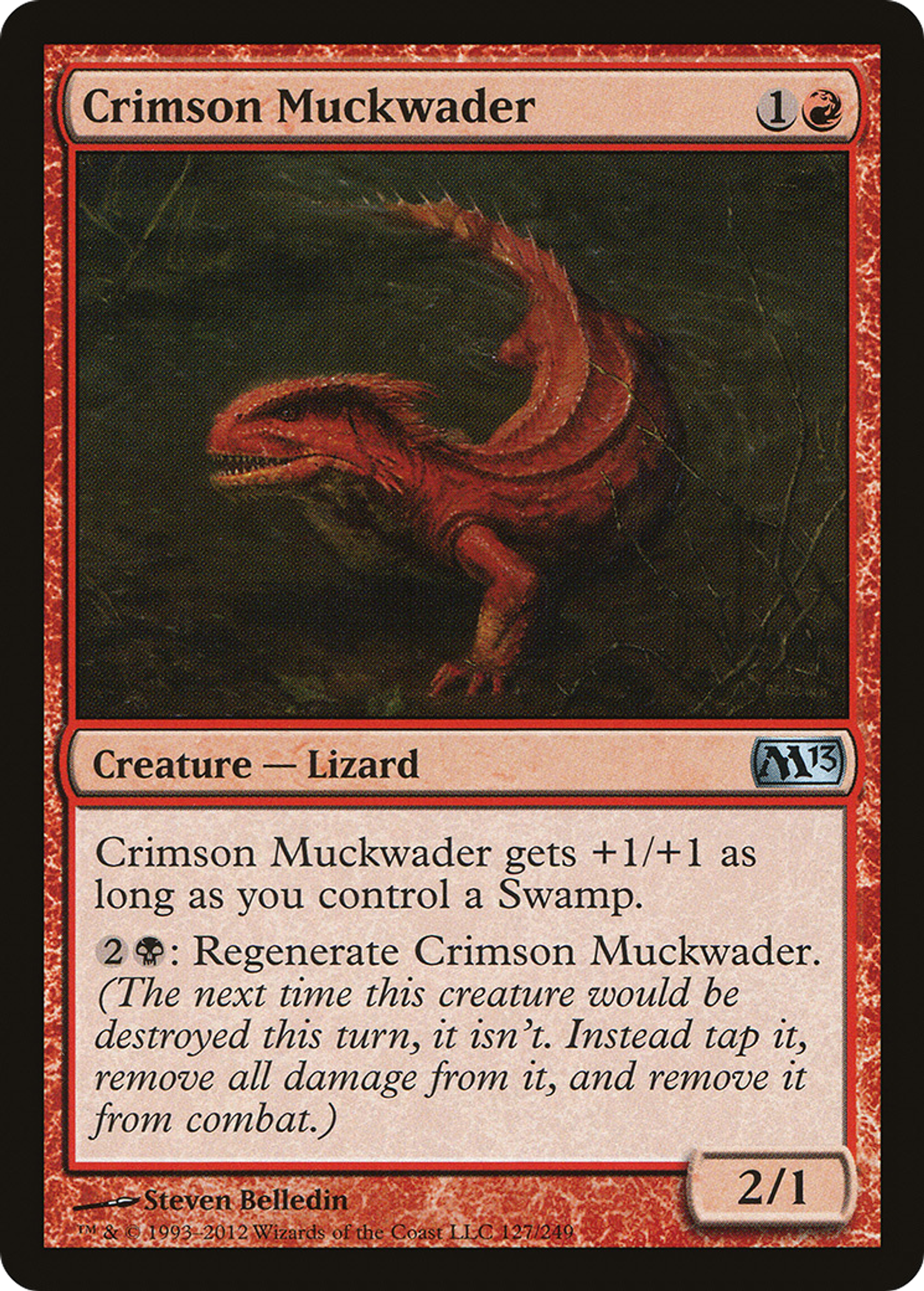 Pataugeur de boue pourpre — Magic 2013 — Magic: The Gathering