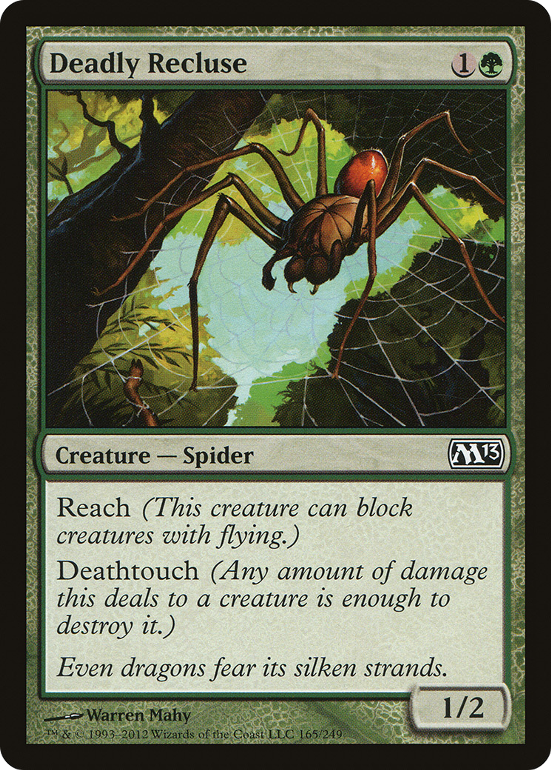 Deadly Recluse — Magic 2013 — Magic: The Gathering