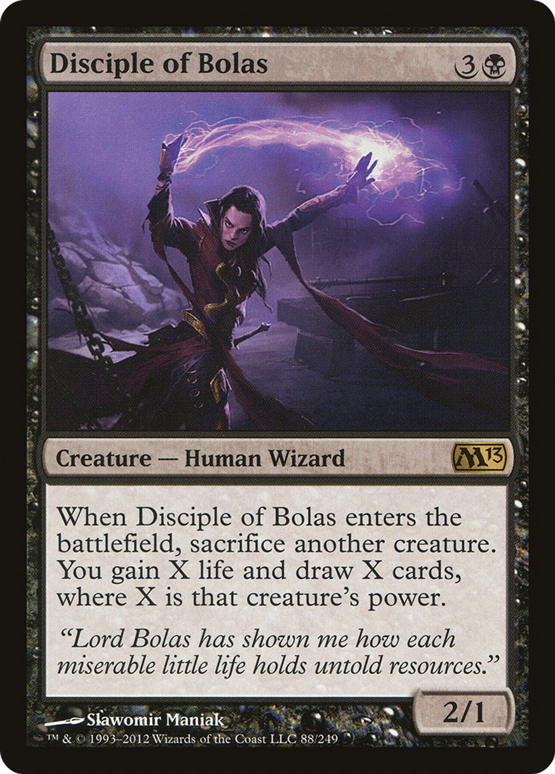 Disciple of Bolas — Magic 2013 — Magic: The Gathering